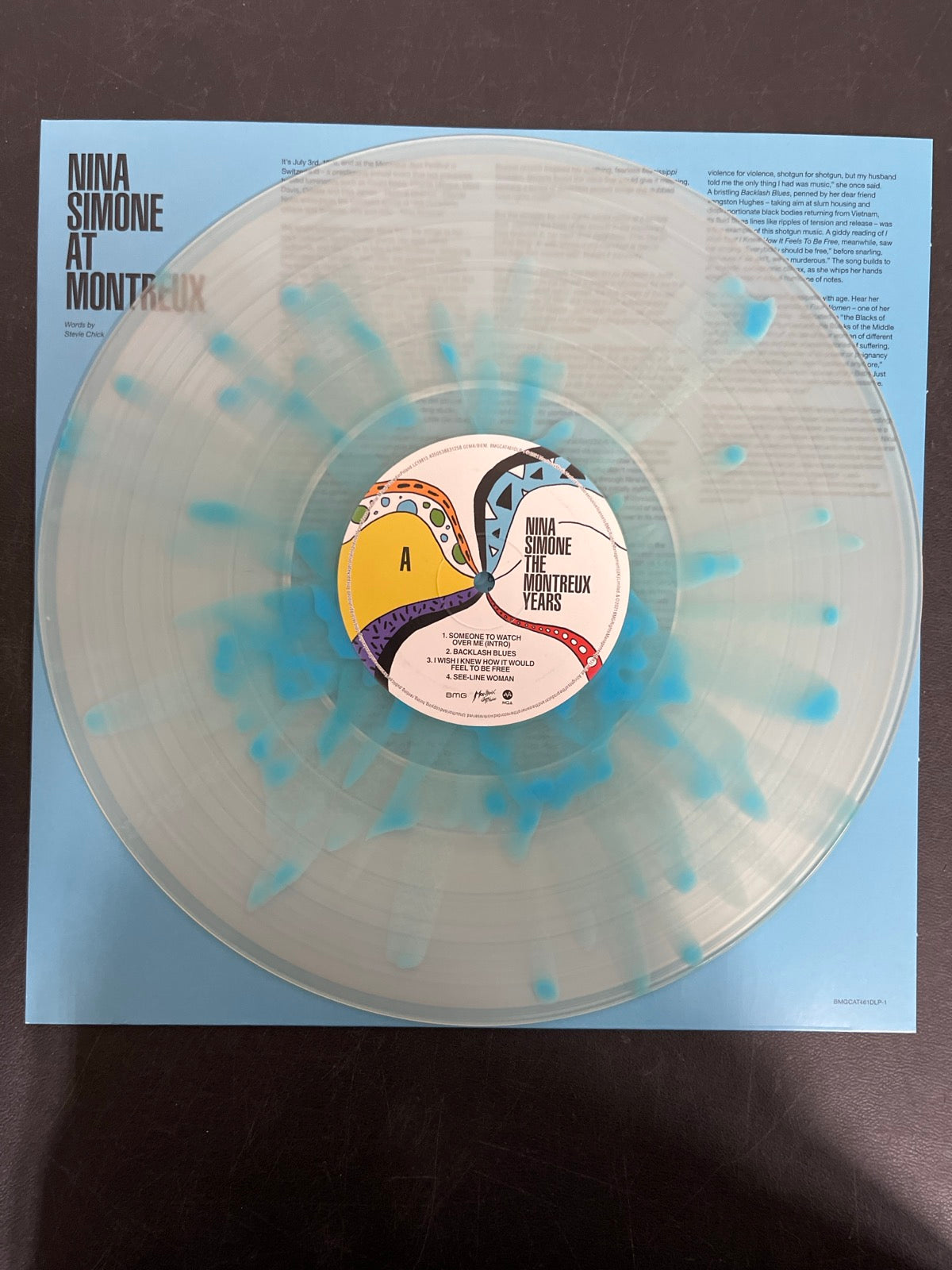 VINYL_1A - Nina Simone - The Montreux Years LE Clear Splatter Vinyl USED NOT TESTED