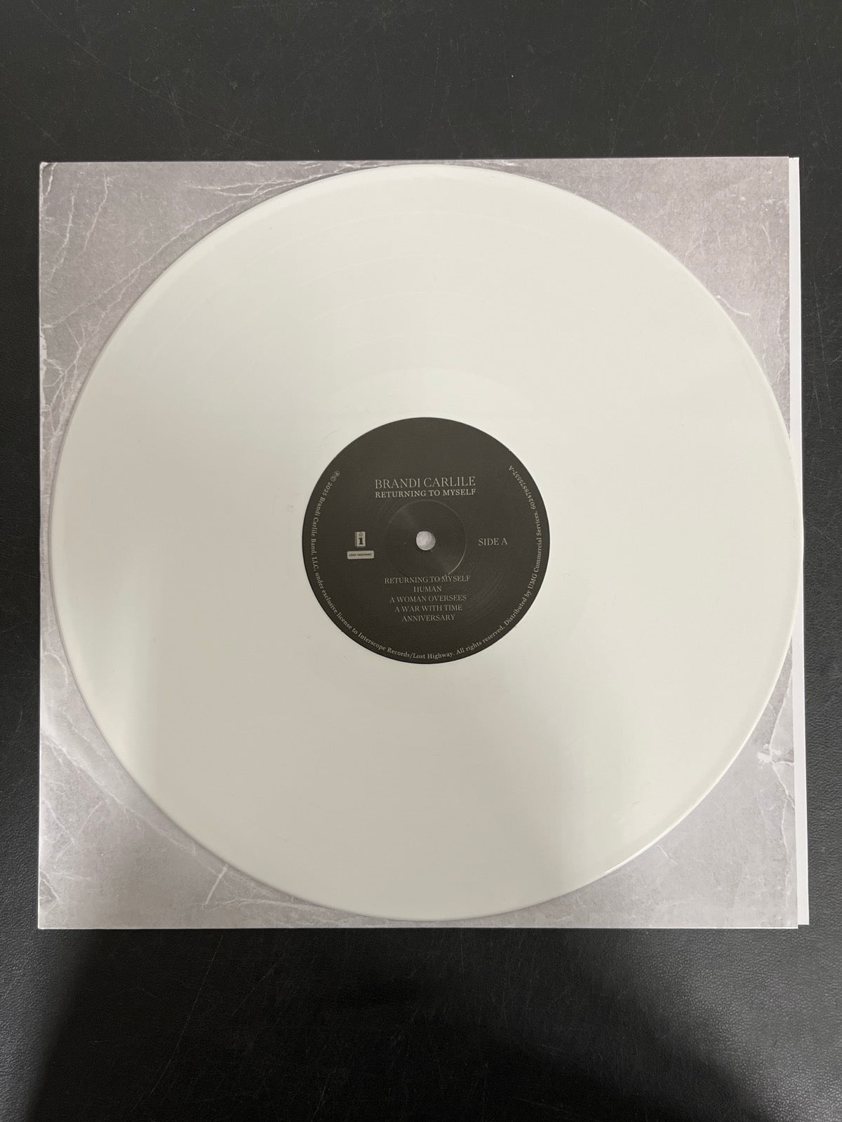 VINYL_1A - Brandi Carlile - Returning To Myself LE White Vinyl USED NOT TESTED