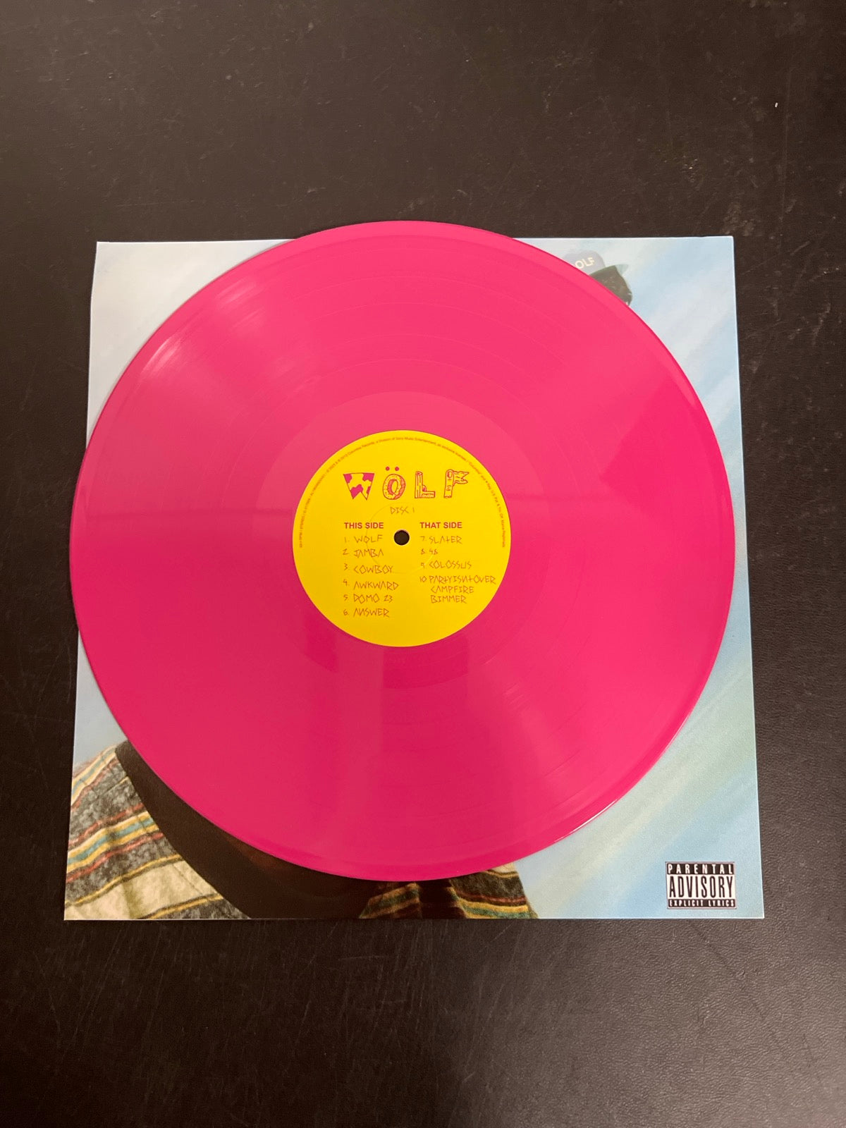 VINYL_1A - Tyler, The Creator - Wolf LE Pink Vinyl USED NOT TESTED