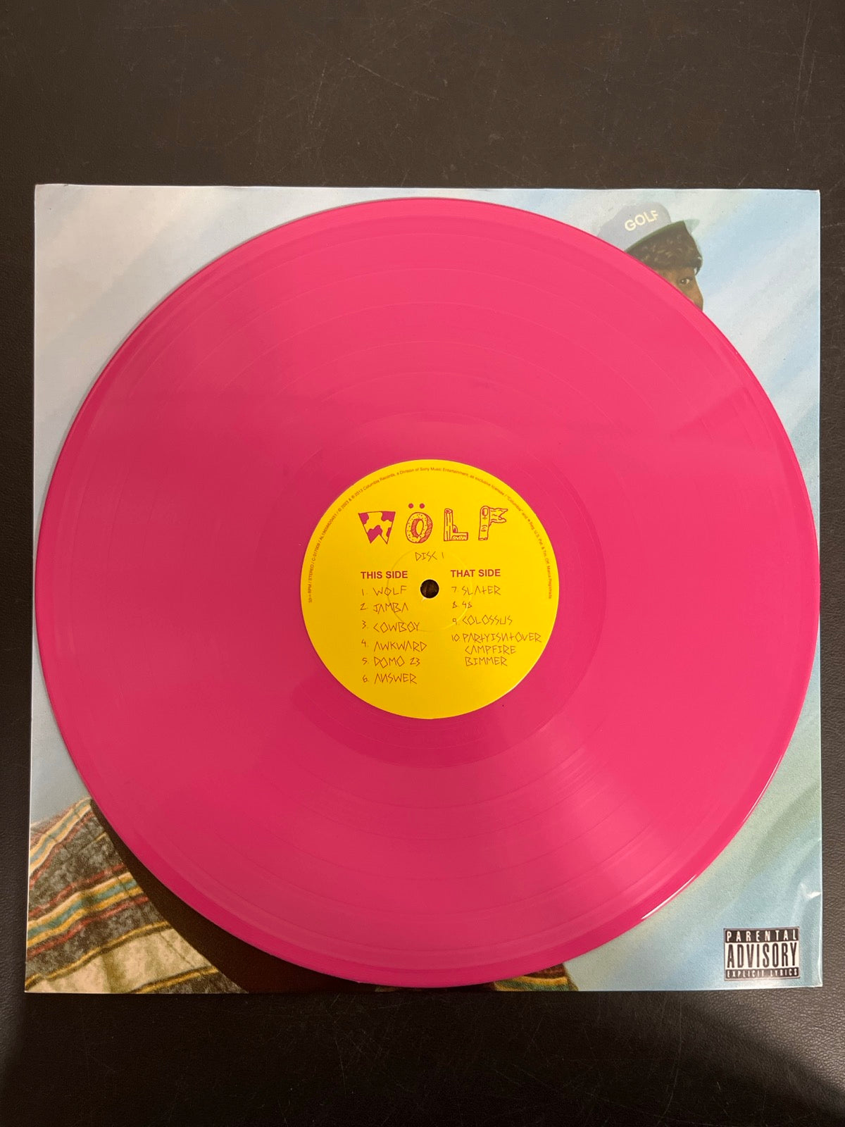 VINYL_1A - Tyler, The Creator - Wolf LE Pink Vinyl USED NOT TESTED