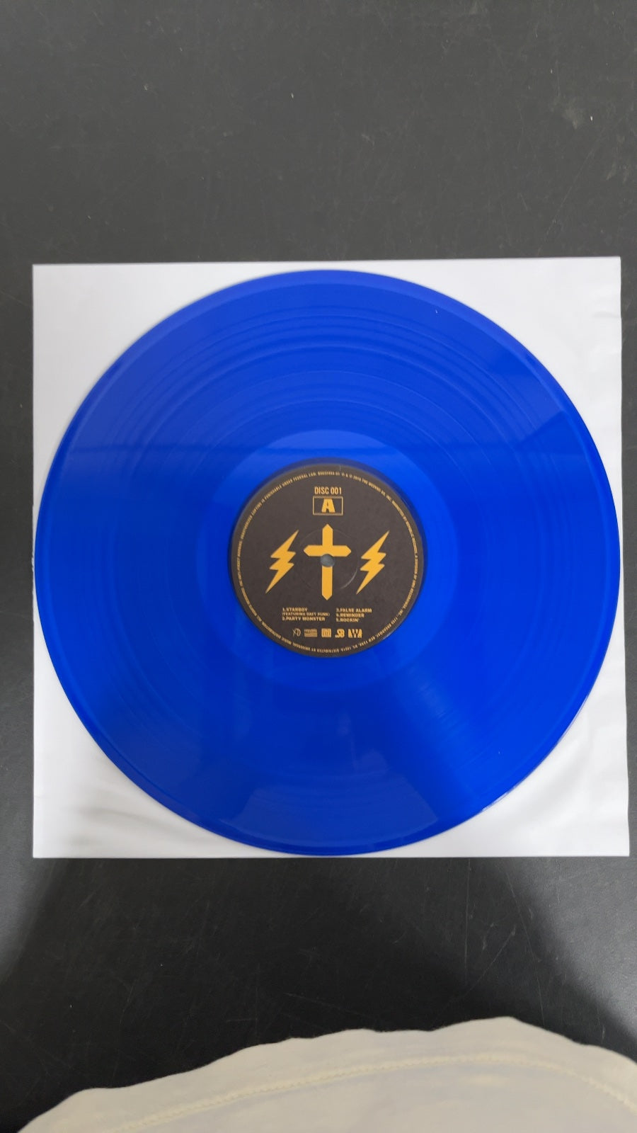VINYL_1A - The Weeknd - Starboy LE Blue Vinyl USED NOT TESTED