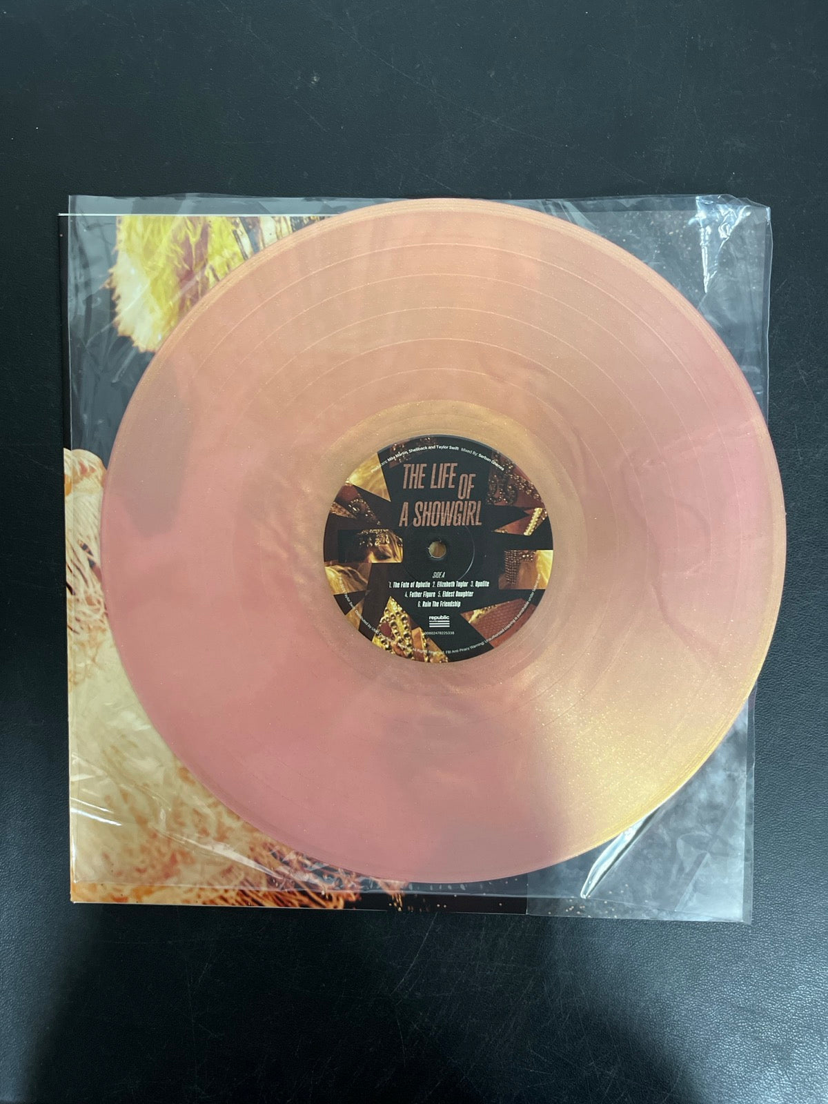 VINYL_1A - Taylor Swift - The Life of a ... LE 180gm Pink Yellow Vinyl USED NOT TESTED