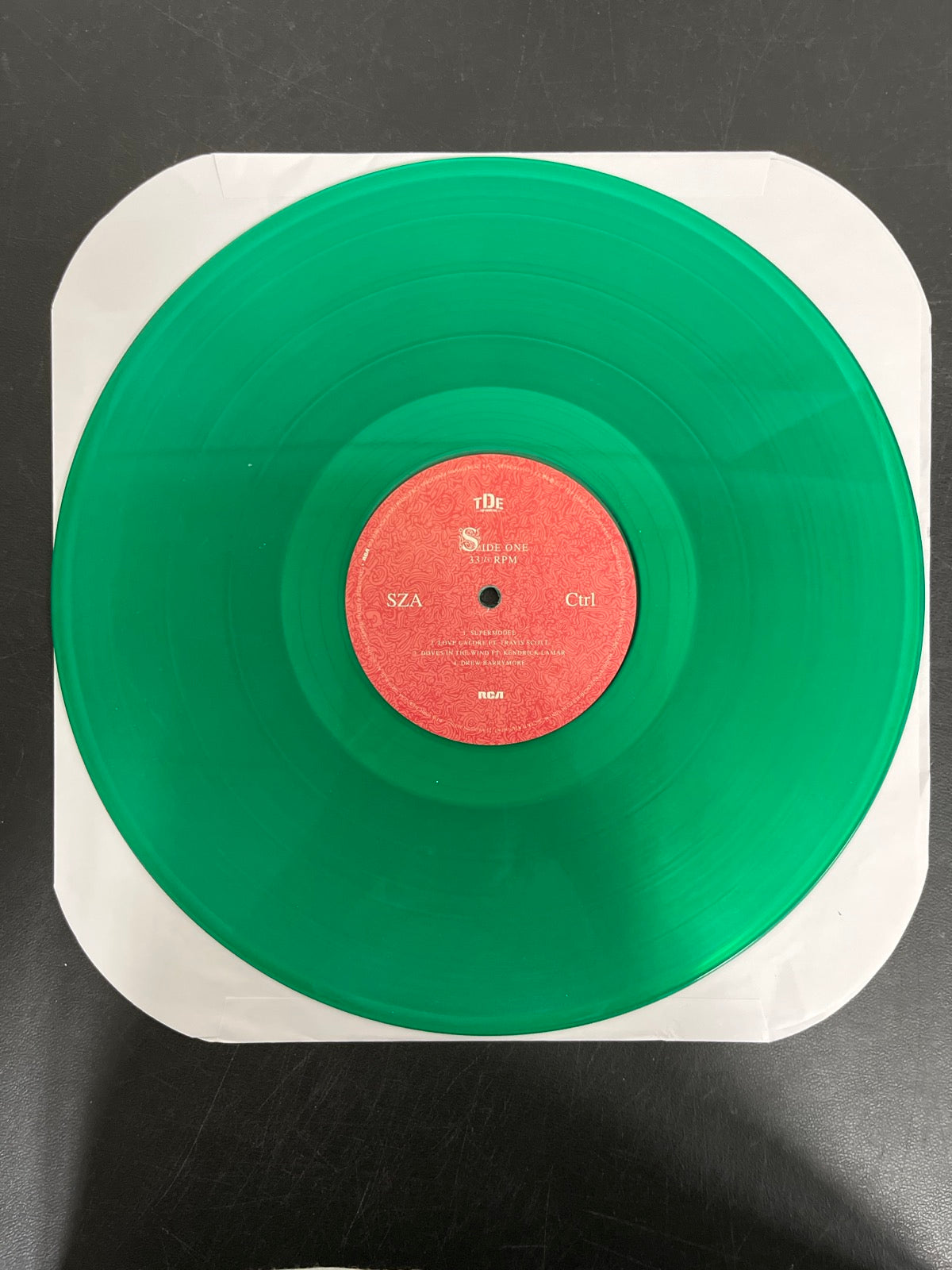 VINYL_1A - SZA - Ctrl LE Translucent Green Vinyl USED NOT TESTED