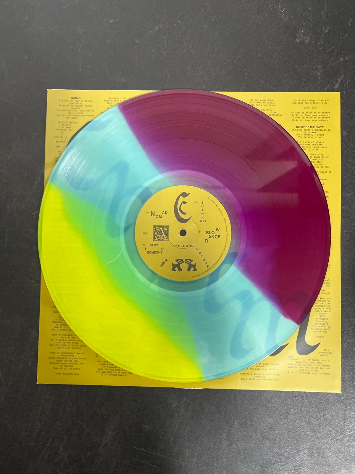 VINYL_1A - Clairo - Charm Anniversary Ed. Rainbow Vinyl USED NOT TESTED
