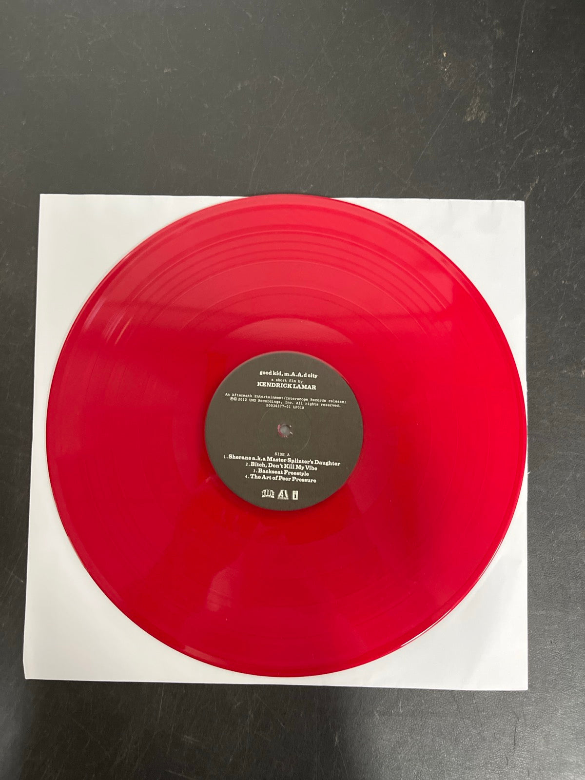 VINYL_1A - Kendrick Lamar - good kid, m.A.A.d city LE Red Vinyl USED NOT TESTED