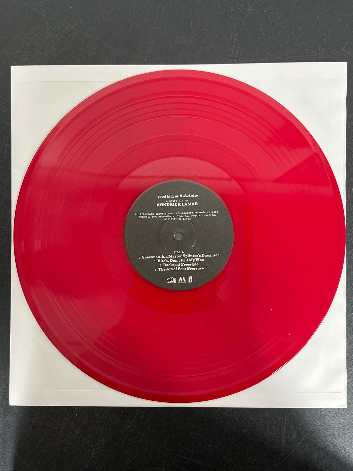 VINYL_1A - Kendrick Lamar - good kid, m.A.A.d city LE Red Vinyl USED NOT TESTED