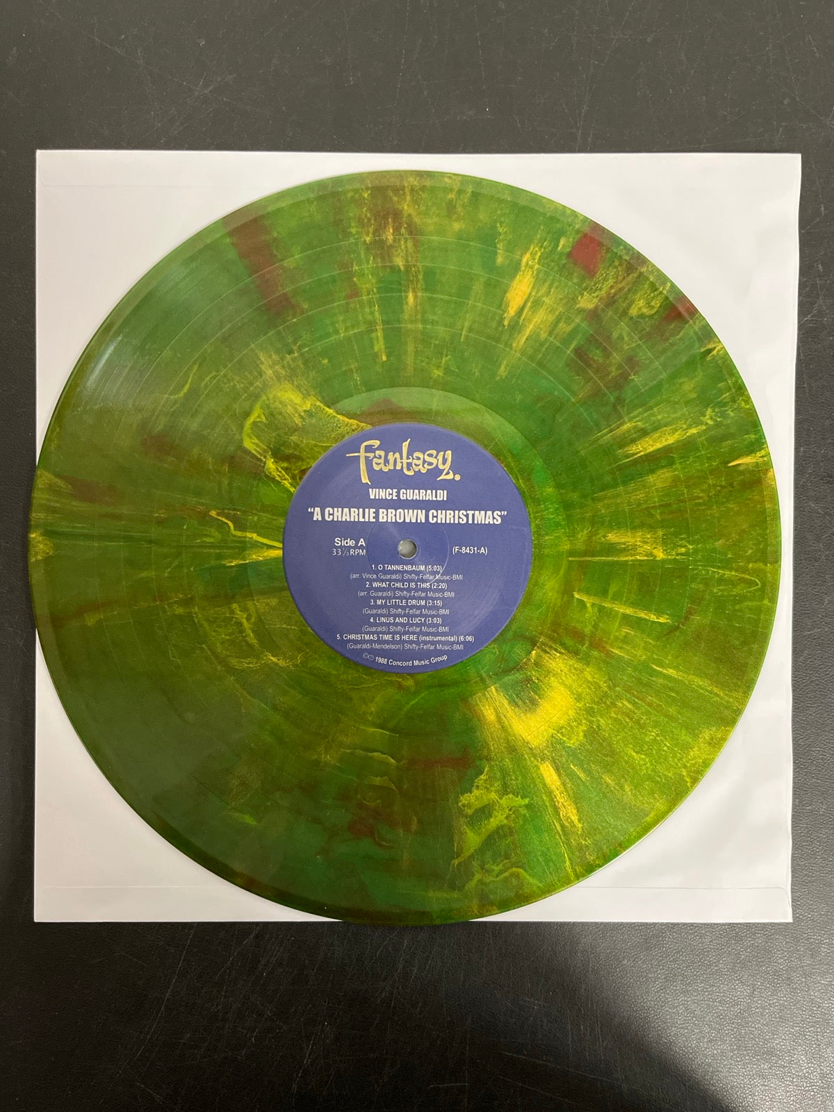 VINYL_1A - A Charlie Brown Christmas OST LE Green Vinyl USED NOT TESTED