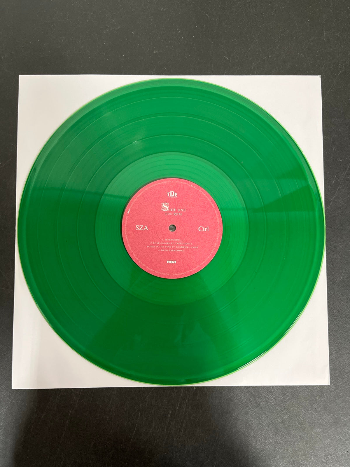 VINYL_1A - SZA - Ctrl LE Translucent Green Vinyl USED NOT TESTED
