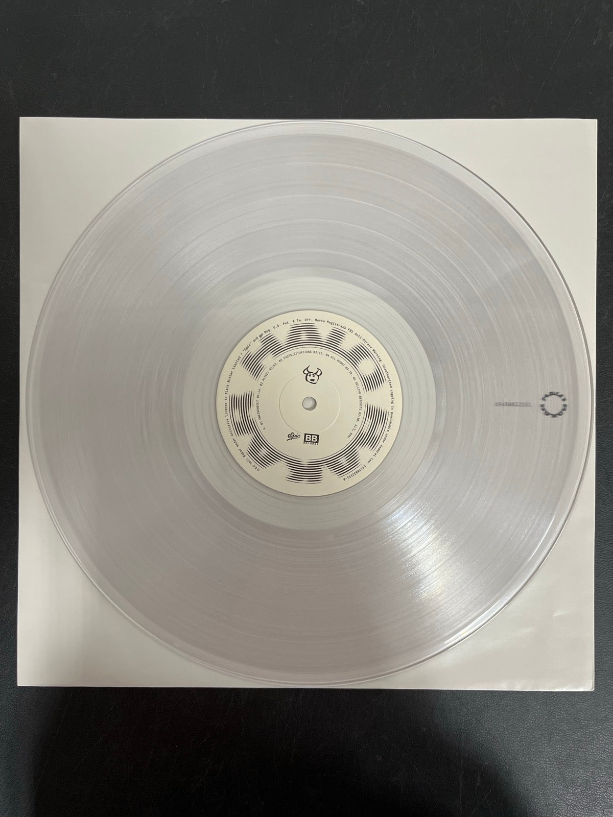 VINYL_1A - Bakar - Halo LE Clear Vinyl USED NOT TESTED