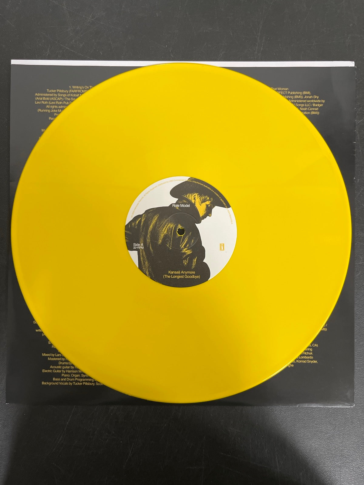 VINYL_1A - Role Model - Kansas Anymore (The ...) Deluxe Yellow Vinyl USED NOT TESTED