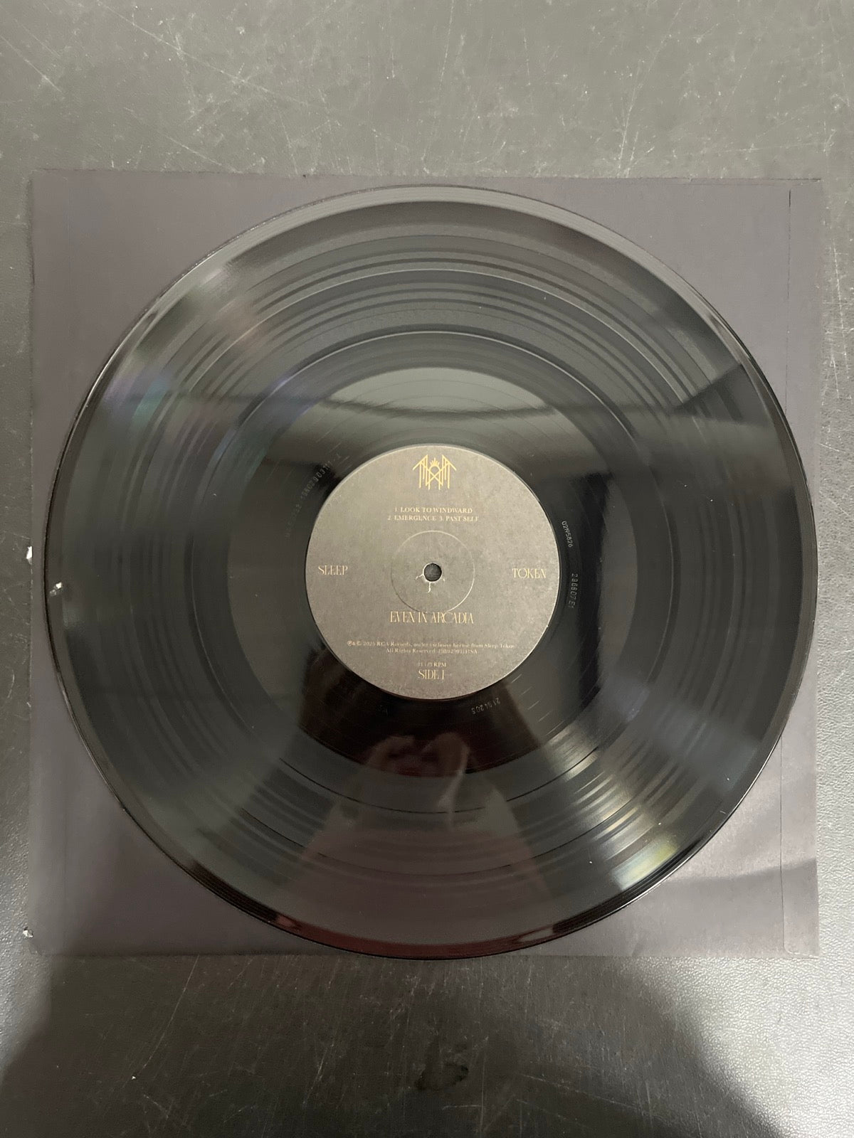 VINYL_1A - Sleep Token - Even In Arcadia Black Vinyl USED NOT TESTED