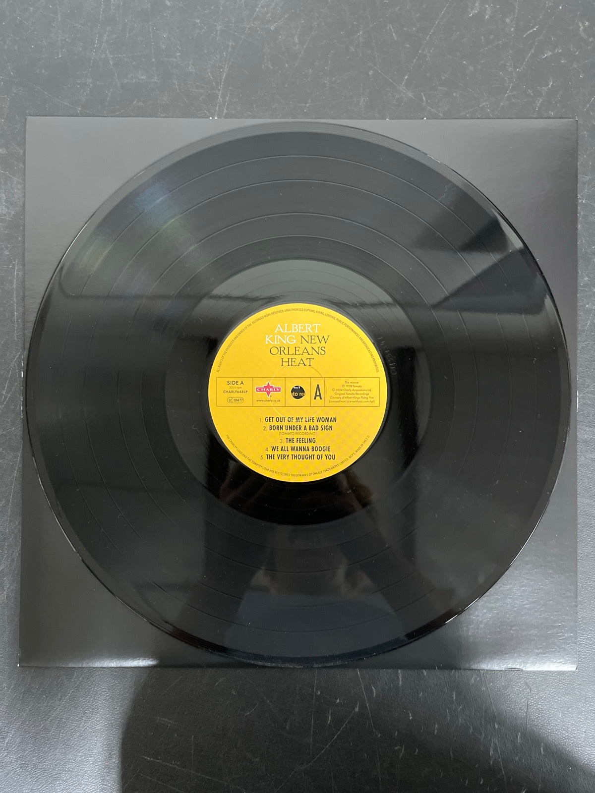 VINYL_1A - Albert King - New Orleans Heat BLack Vinyl USED NOT TESTED