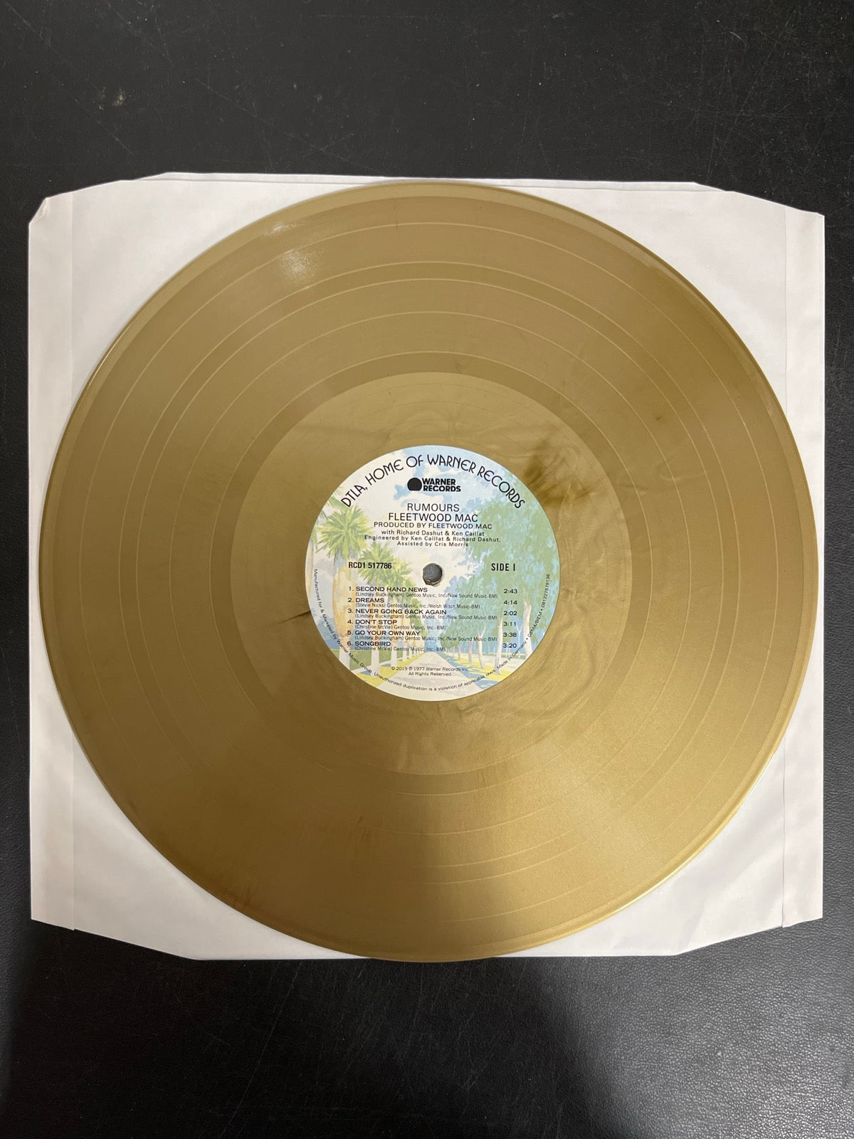 VINYL_1A - Fleetwood Mac - Rumours LE Gold Remastered Vinyl USED NOT TESTED