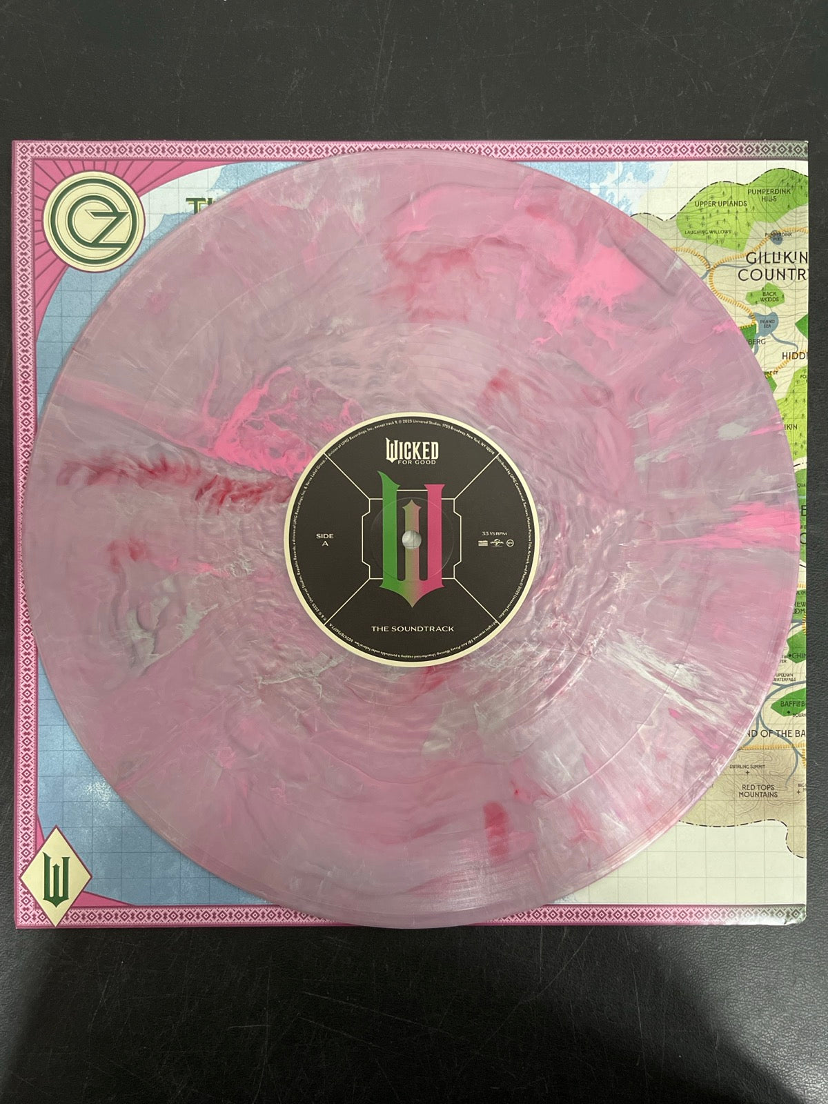 VINYL_1A - Wicked: For Good OST LE Pink / Green Vinyl USED NOT TESTED