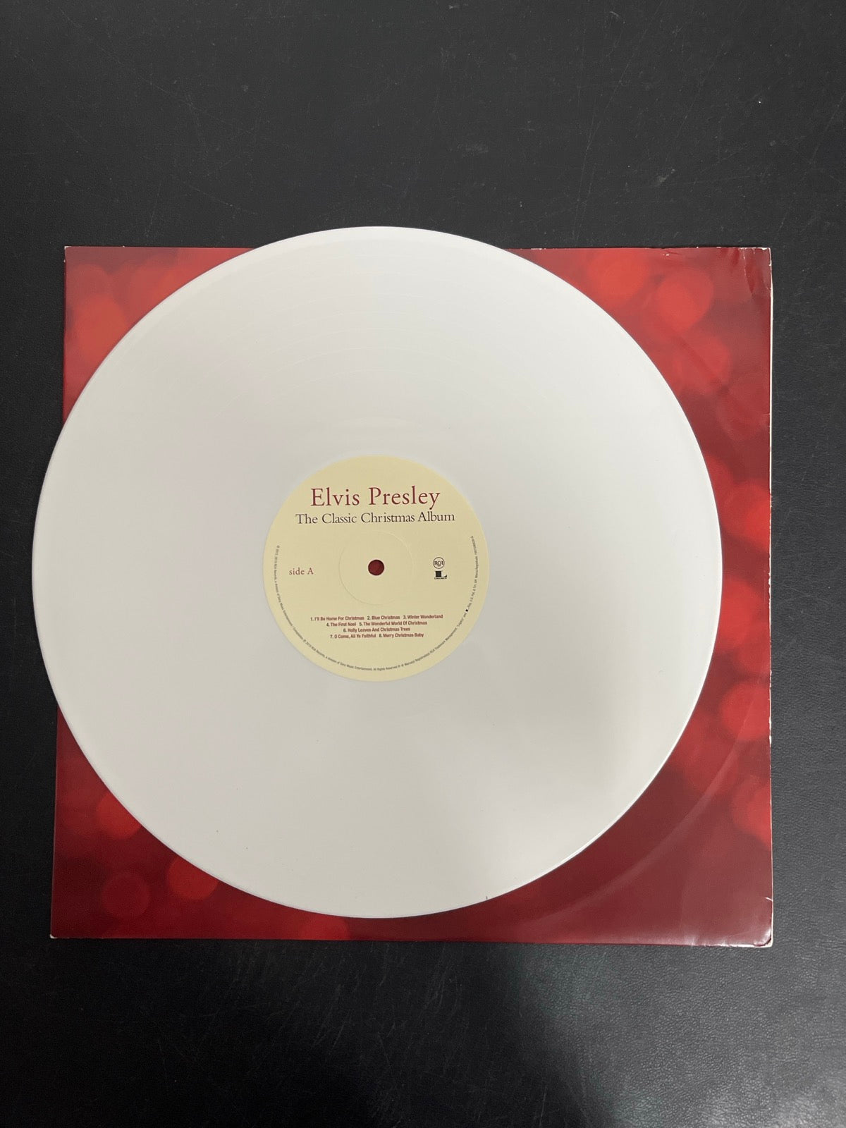 VINYL_1A - Elvis Presley - The Classic Christmas Album LE White Vinyl USED NOT TESTED