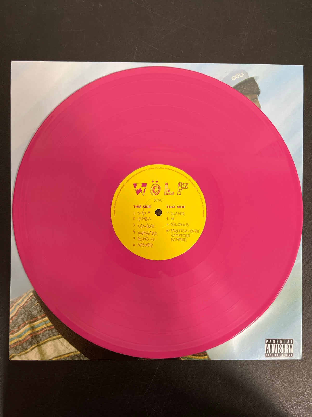 VINYL_1A - Tyler, The Creator - Wolf LE Pink Vinyl USED NOT TESTED