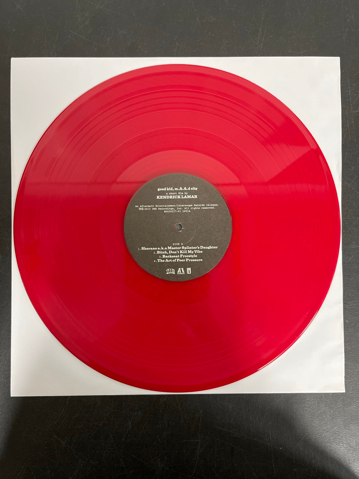 VINYL_1A - Kendrick Lamar - good kid, m.A.A.d city LE Red Vinyl USED NOT TESTED