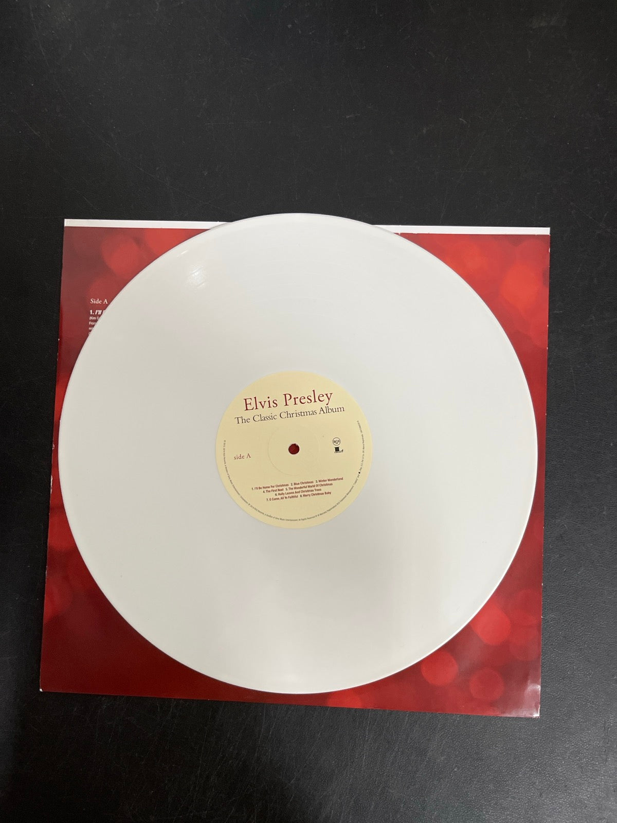 VINYL_1A - Elvis Presley - The Classic Christmas Album LE White Vinyl USED NOT TESTED