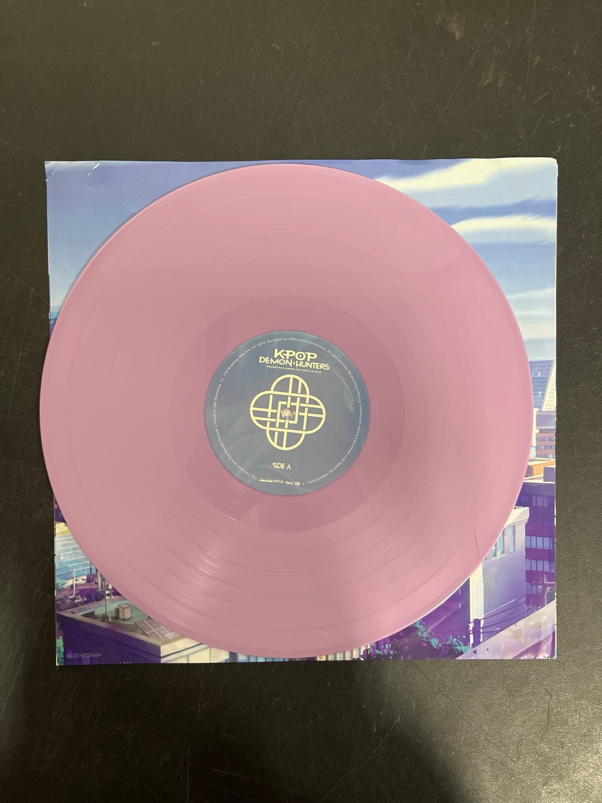 VINYL_1A - K-Pop Demon Hunters OST... Target Exclusive Violet Vinyl USED NOT TESTED
