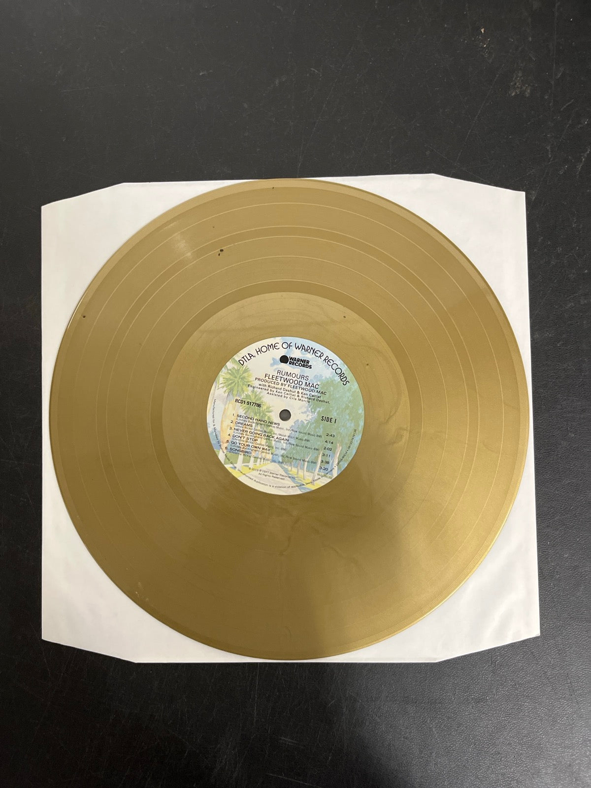 VINYL_1A - Fleetwood Mac - Rumours LE Gold Remastered Vinyl USED NOT TESTED