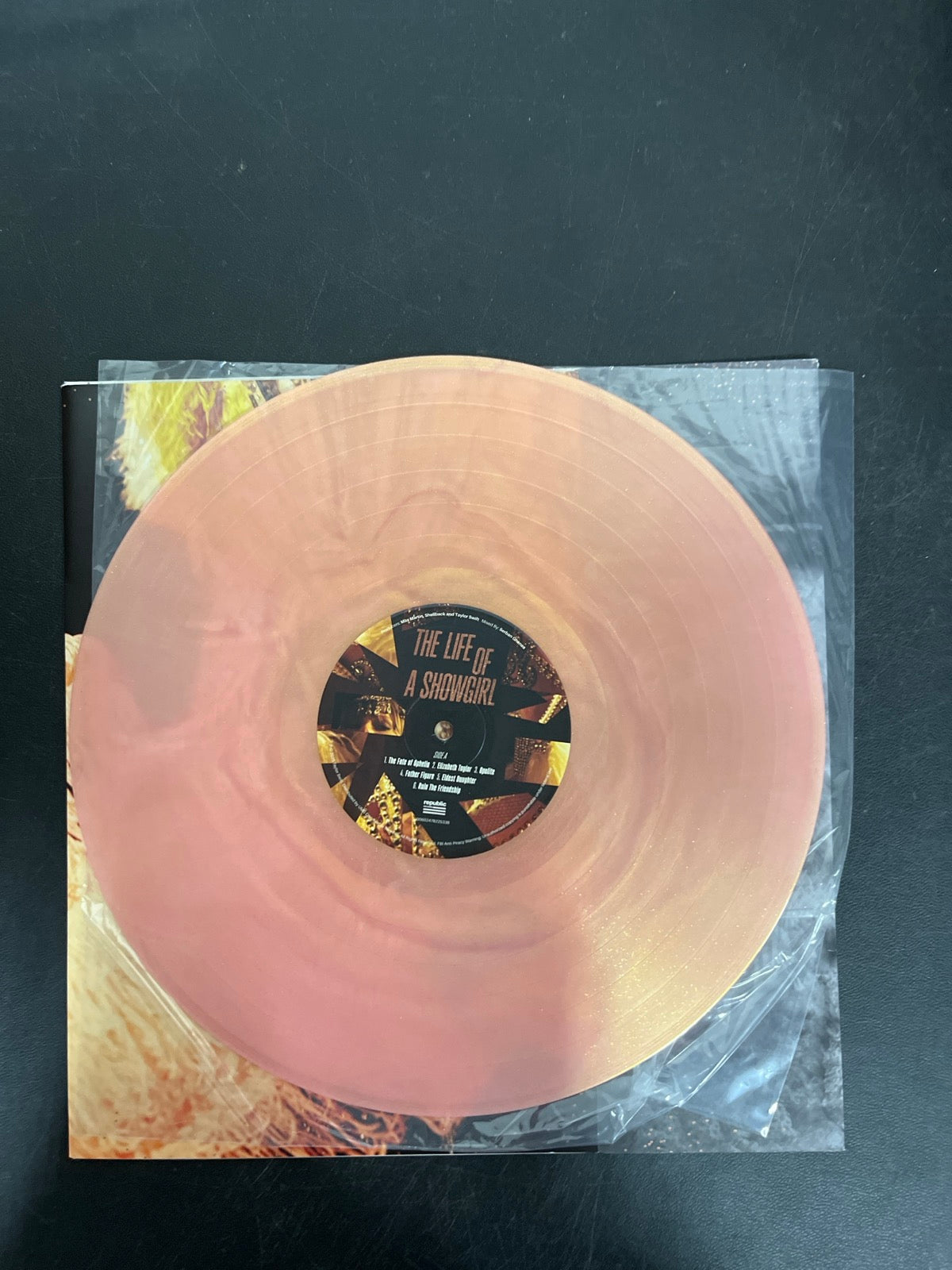 VINYL_1A - Taylor Swift - The Life of a ... LE 180gm Pink Yellow Vinyl USED NOT TESTED