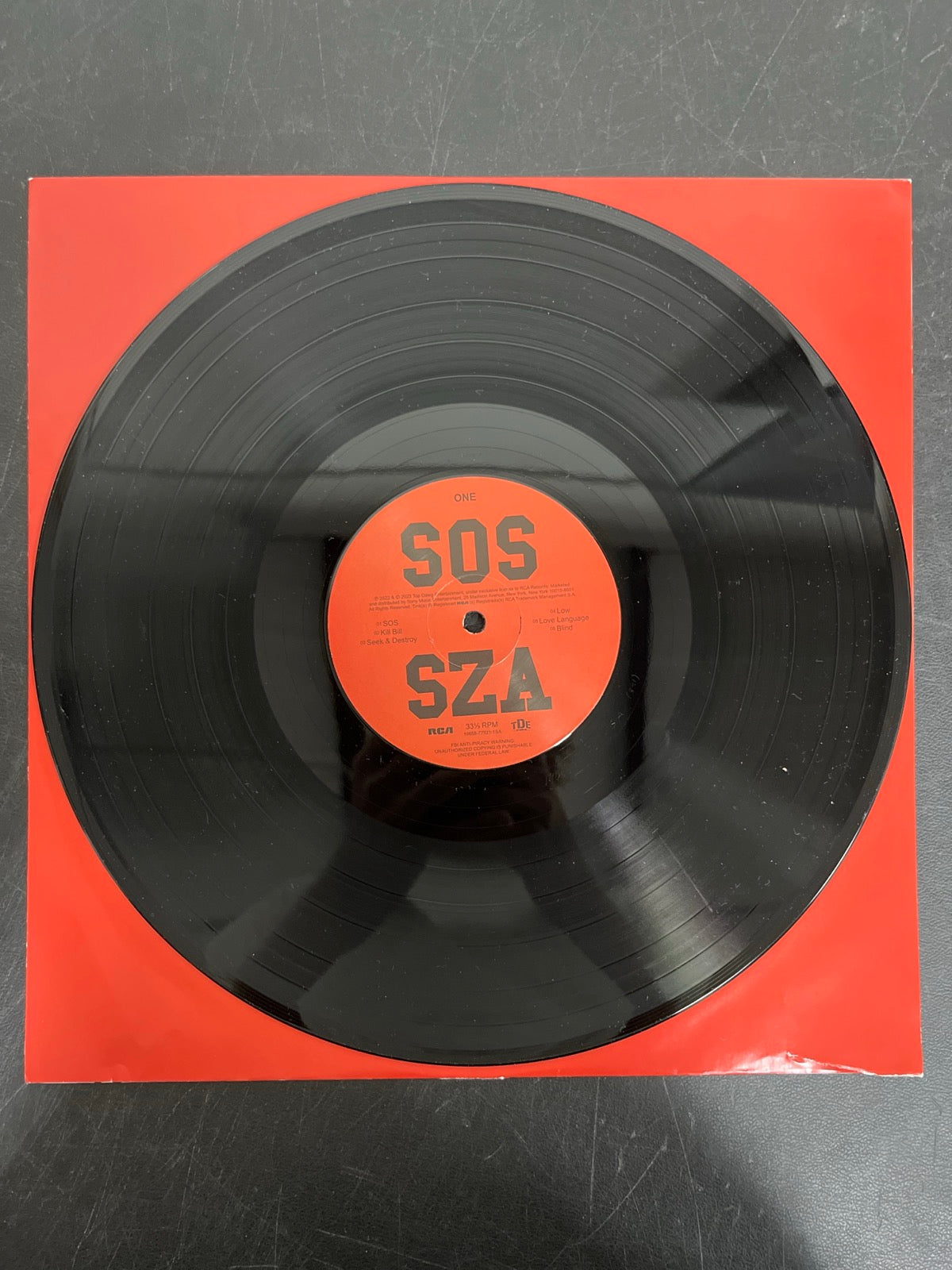 VINYL_1A - SZA - SOS LE Vinyl USED NOT TESTED
