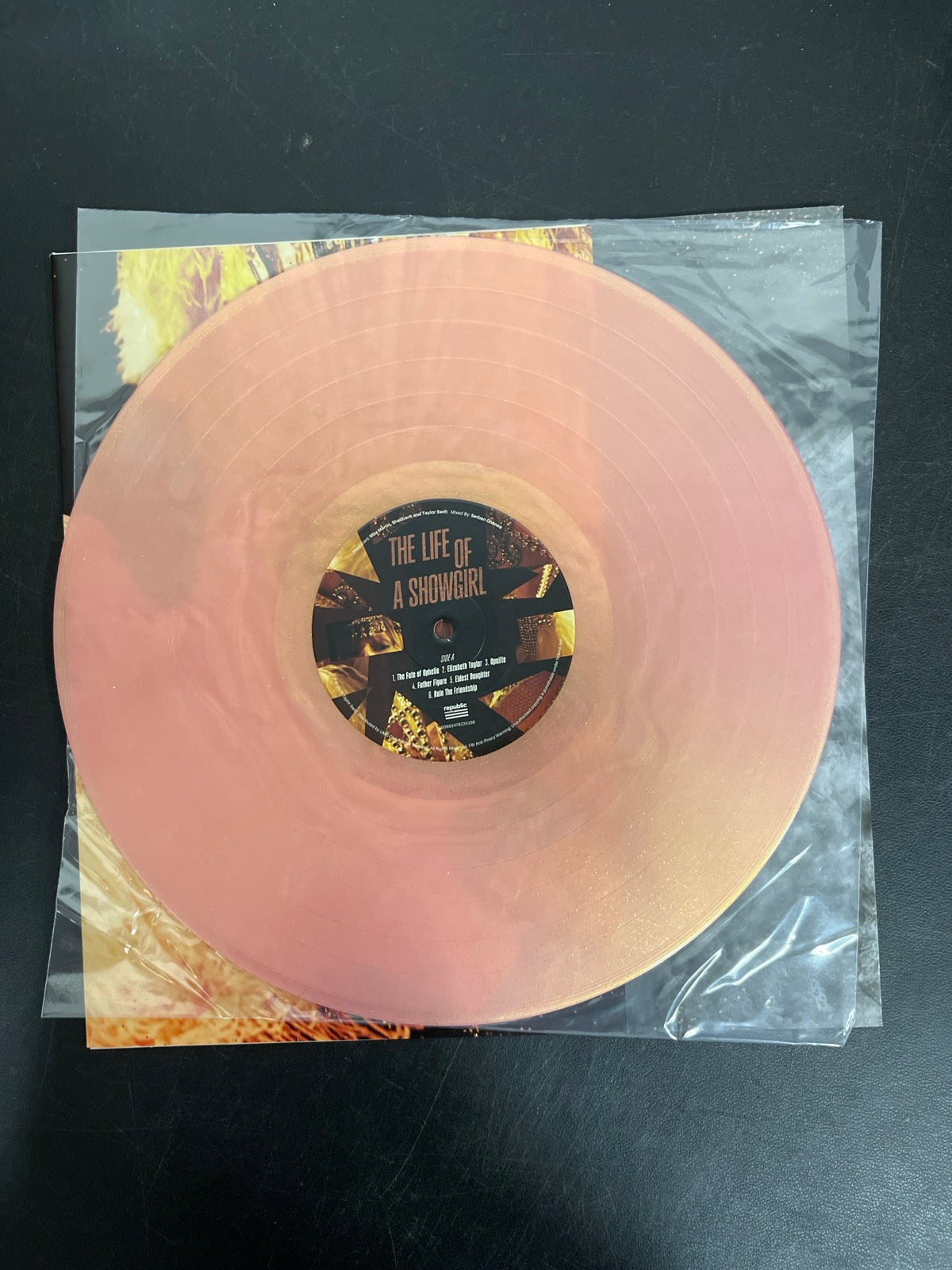 VINYL_1A - Taylor Swift - The Life of a ... LE 180gm Pink Yellow Vinyl USED NOT TESTED
