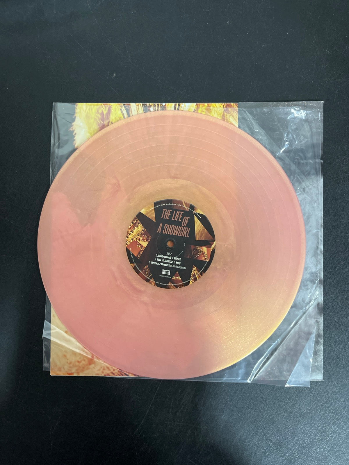 VINYL_1B - Taylor Swift - The Life of a ... LE 180gm Pink Yellow Vinyl USED NOT TESTED