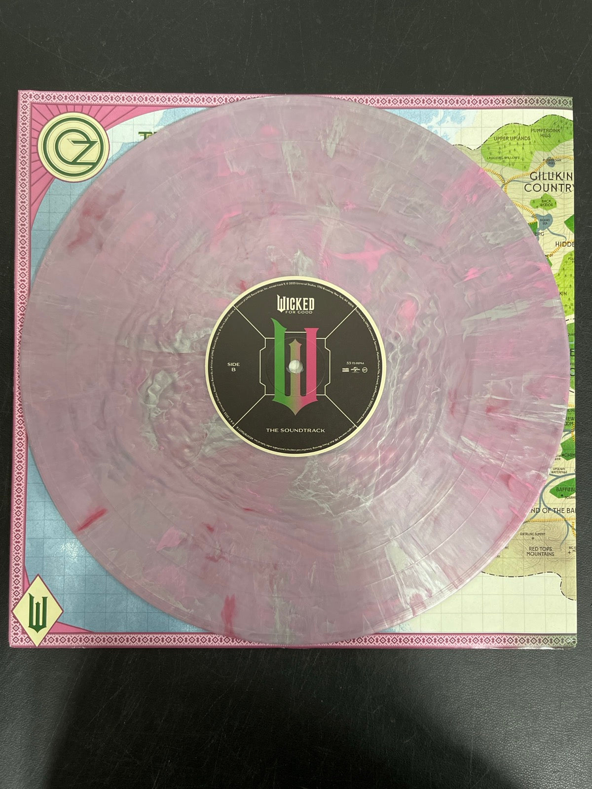VINYL_1B - Wicked: For Good OST LE Pink / Green Vinyl USED NOT TESTED