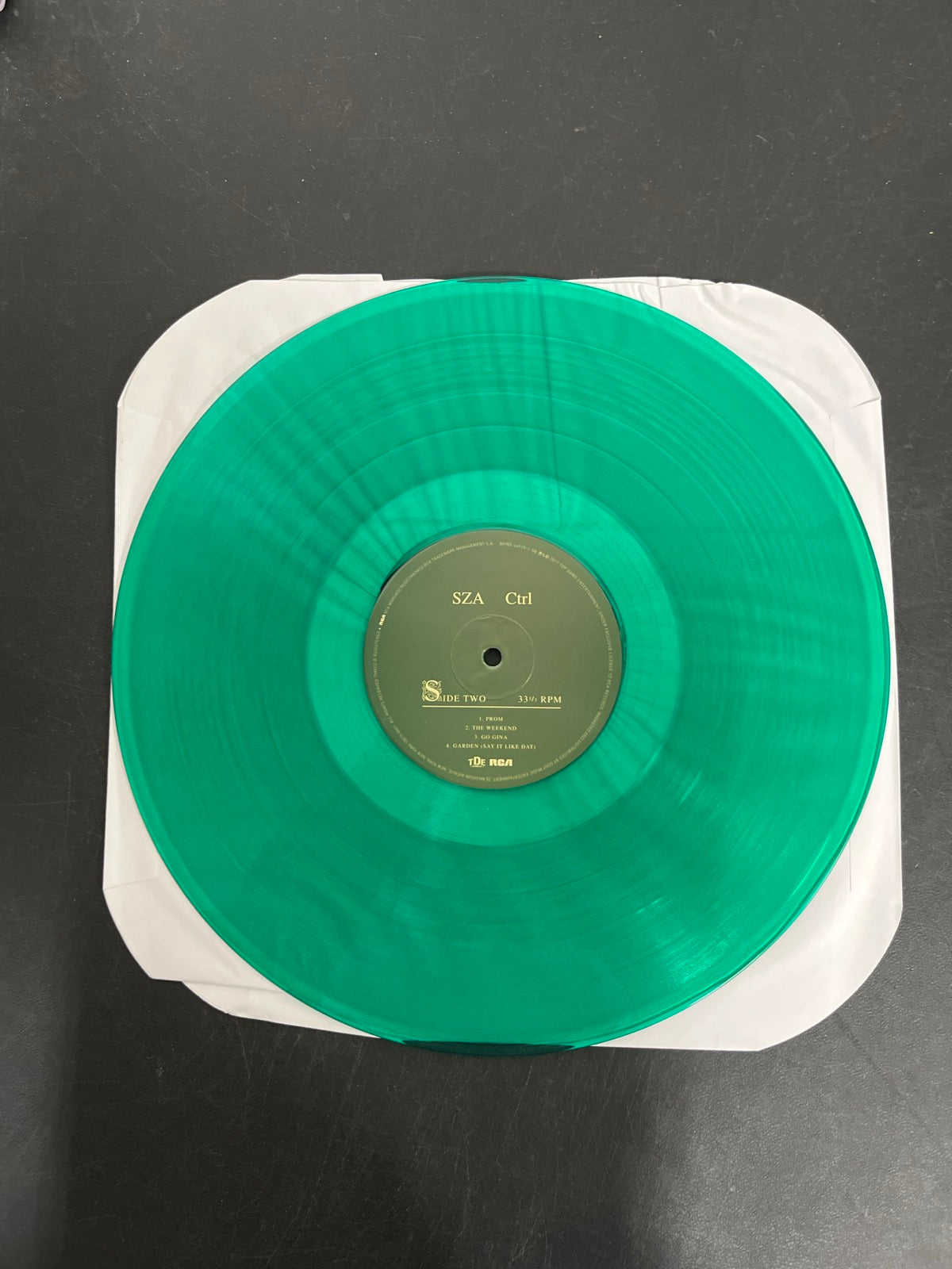 VINYL_1B - SZA - Ctrl LE Translucent Green Vinyl USED NOT TESTED
