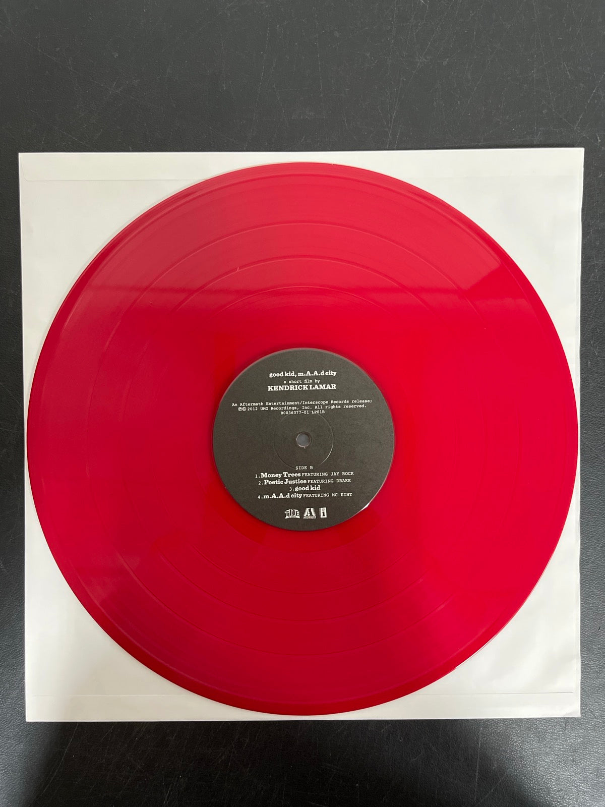 VINYL_1B - Kendrick Lamar - good kid, m.A.A.d city LE Red Vinyl USED NOT TESTED