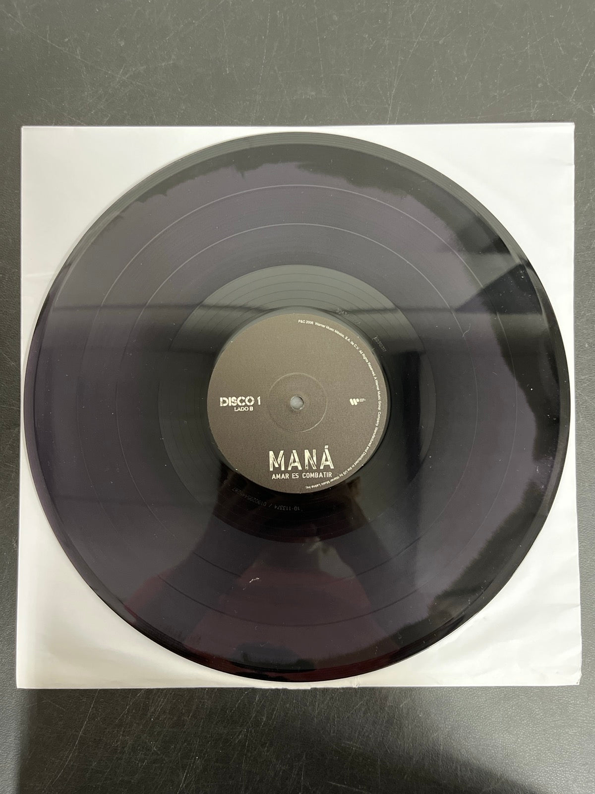 VINYL_1B - Maná - Amar Es Combatir LE Purple / Black Vinyl USED NOT TESTED