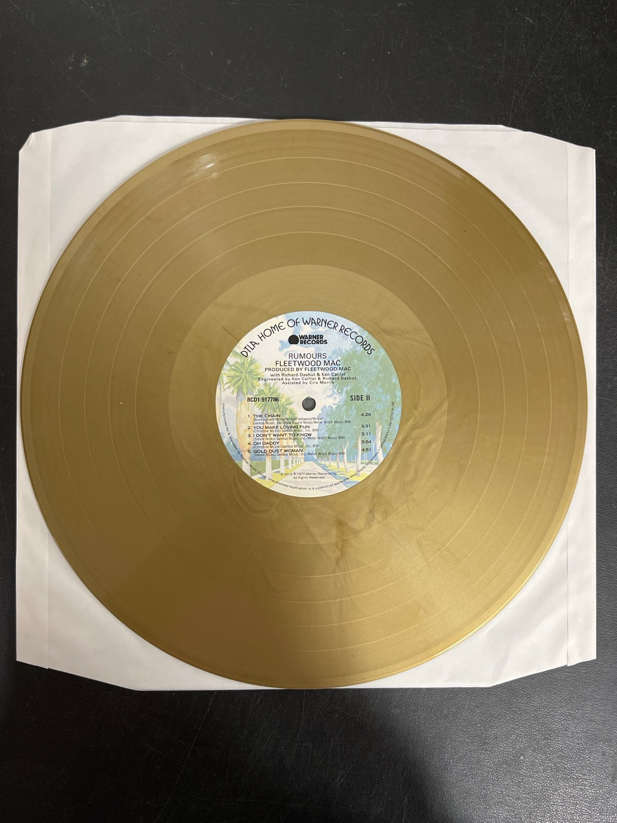 VINYL_1B - Fleetwood Mac - Rumours LE Gold Remastered Vinyl USED NOT TESTED