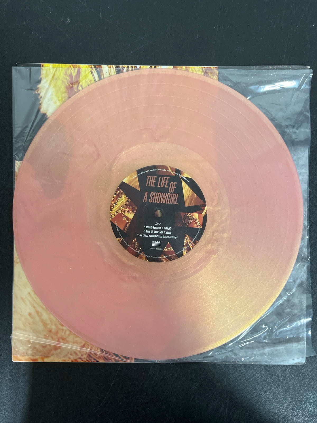 VINYL_1B - Taylor Swift - The Life of a ... LE 180gm Pink Yellow Vinyl USED NOT TESTED
