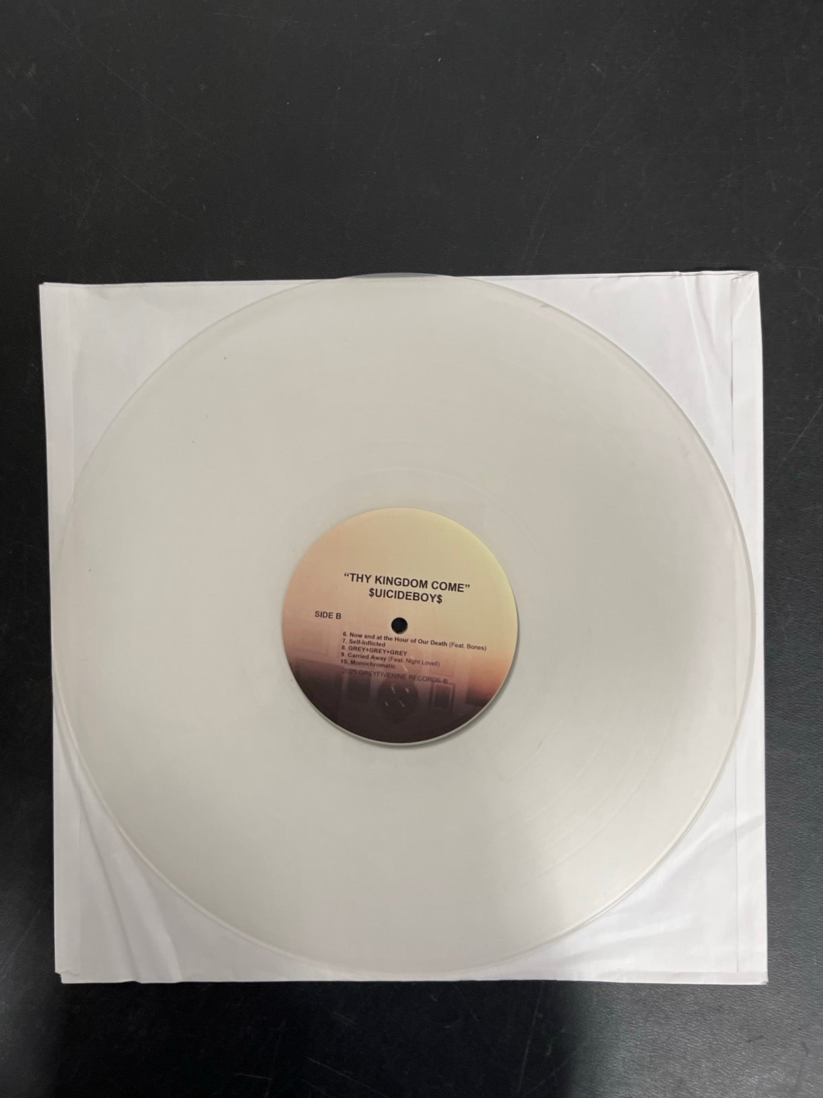 VINYL_1B - $uicideboy$ - Thy Kingdom Come LE Clear Vinyl USED NOT TESTED