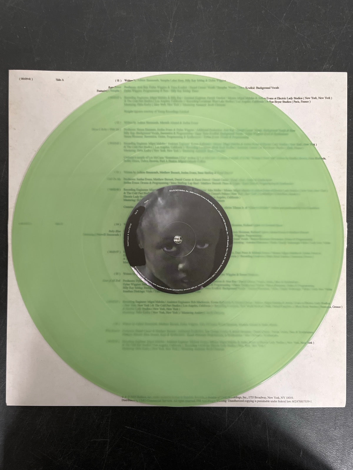 VINYL_1B - Daniel Caesar - Son of Spergy LE Coke Bottle Green Vinyl USED NOT TESTED