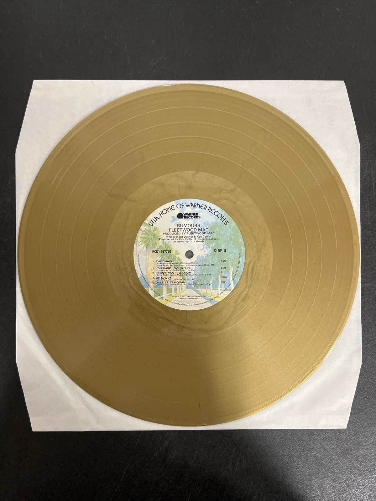 VINYL_1B - Fleetwood Mac - Rumours LE Gold Remastered Vinyl USED NOT TESTED