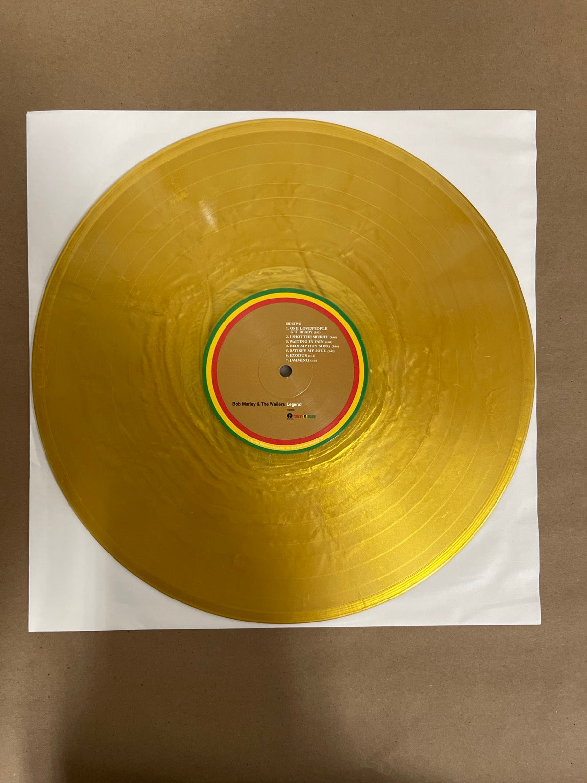 VINYL_1B - Bob Marley & The Wailers - Legend... LE Gold Vinyl USED NOT TESTED