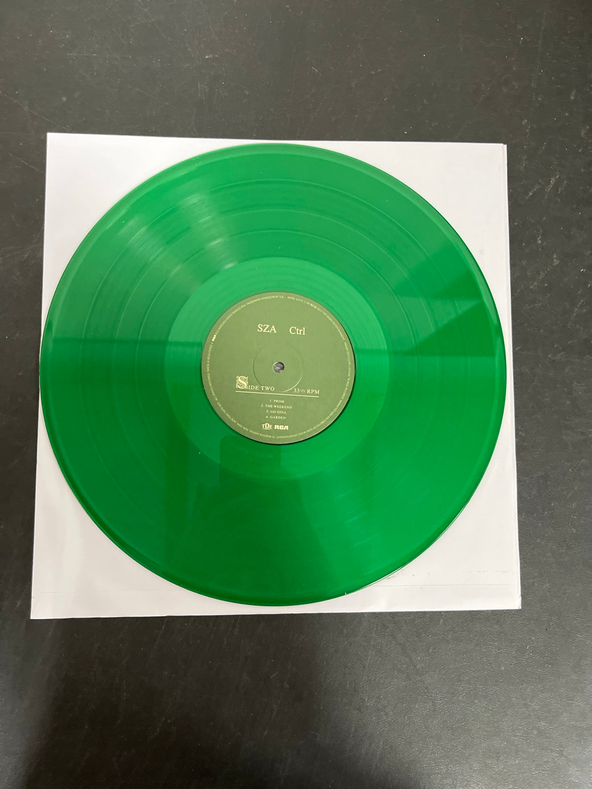 VINYL_1B - SZA - Ctrl LE Translucent Green Vinyl USED NOT TESTED
