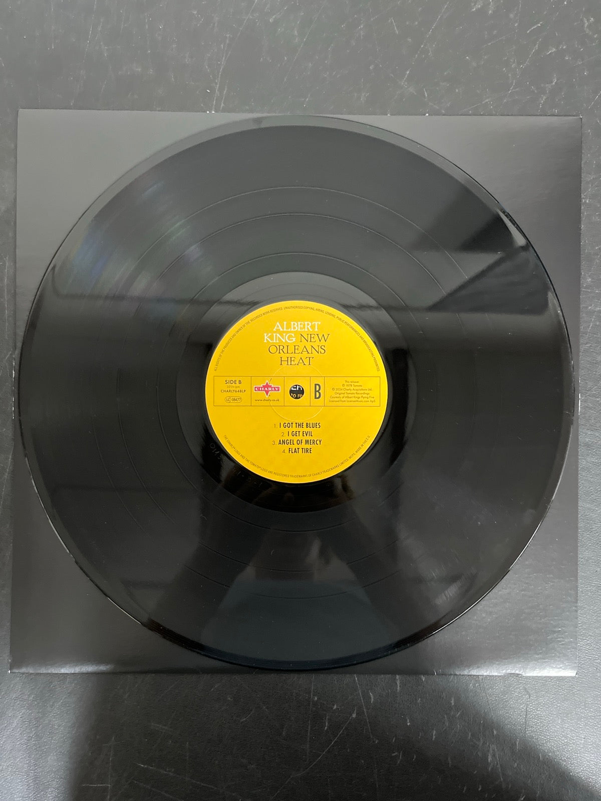 VINYL_1B - Albert King - New Orleans Heat BLack Vinyl USED NOT TESTED