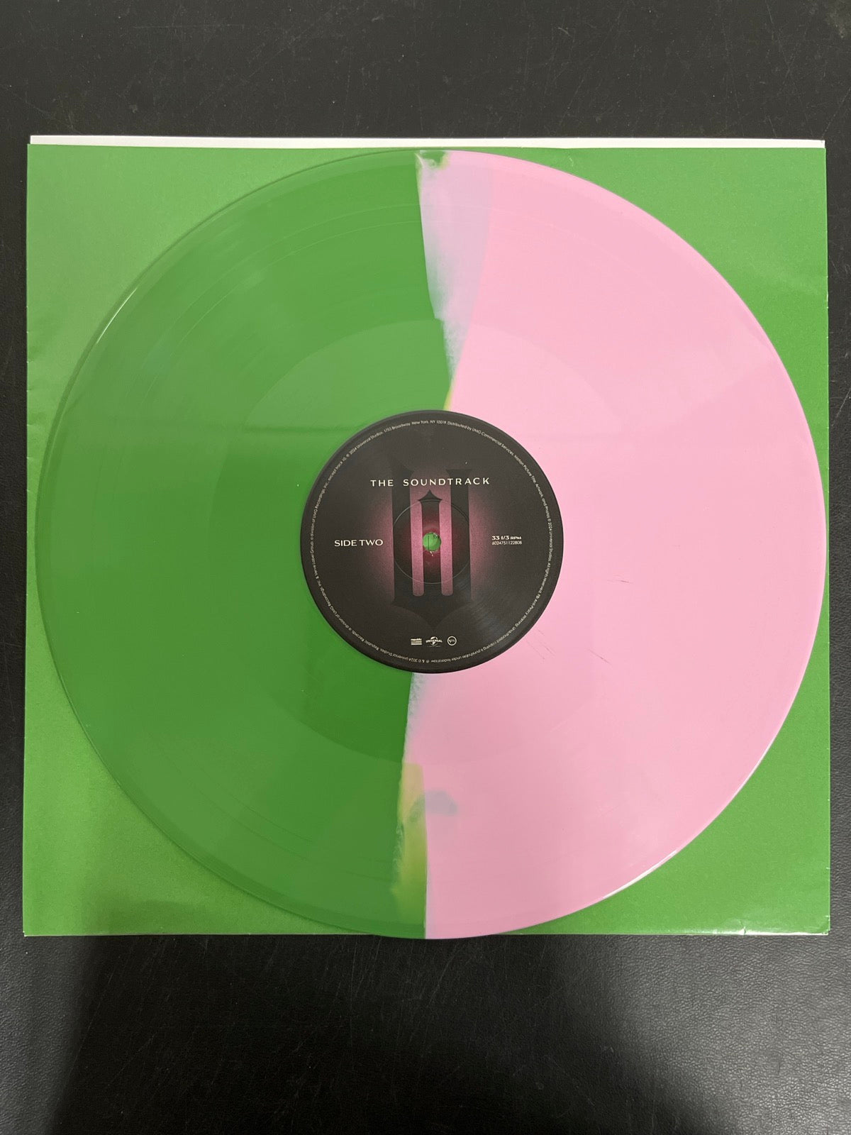 VINYL_1B - Wicked OST LE Etched Green and Pink Splatter Vinyl USED NOT TESTED