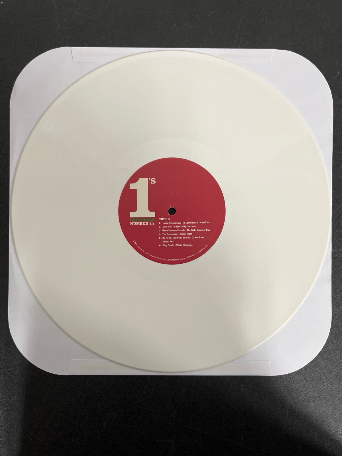 VINYL_1B - Christmas Number 1's LE Opaque White Vinyl USED NOT TESTED