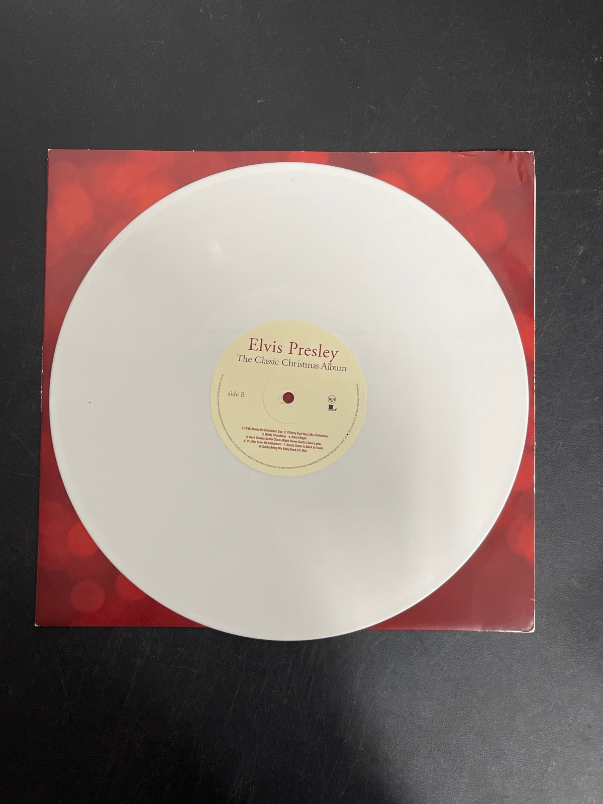 VINYL_1B - Elvis Presley - The Classic Christmas Album LE White Vinyl USED NOT TESTED