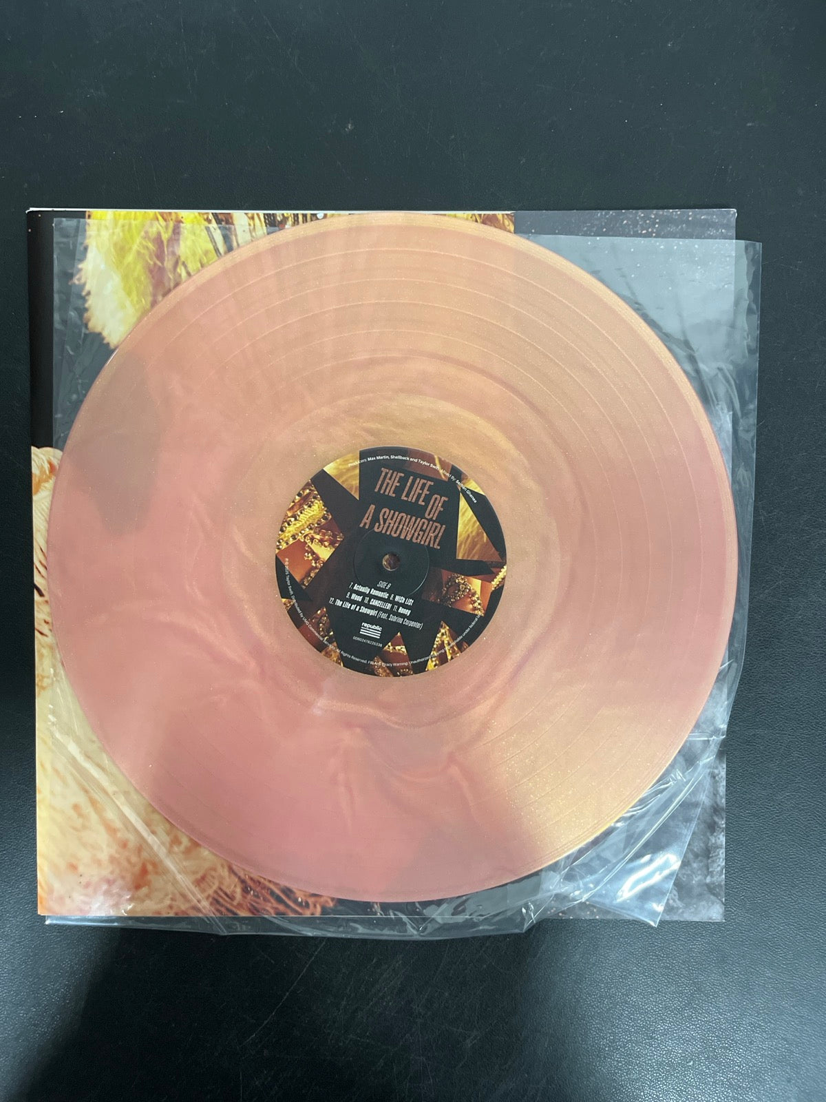VINYL_1B - Taylor Swift - The Life of a ... LE 180gm Pink Yellow Vinyl USED NOT TESTED