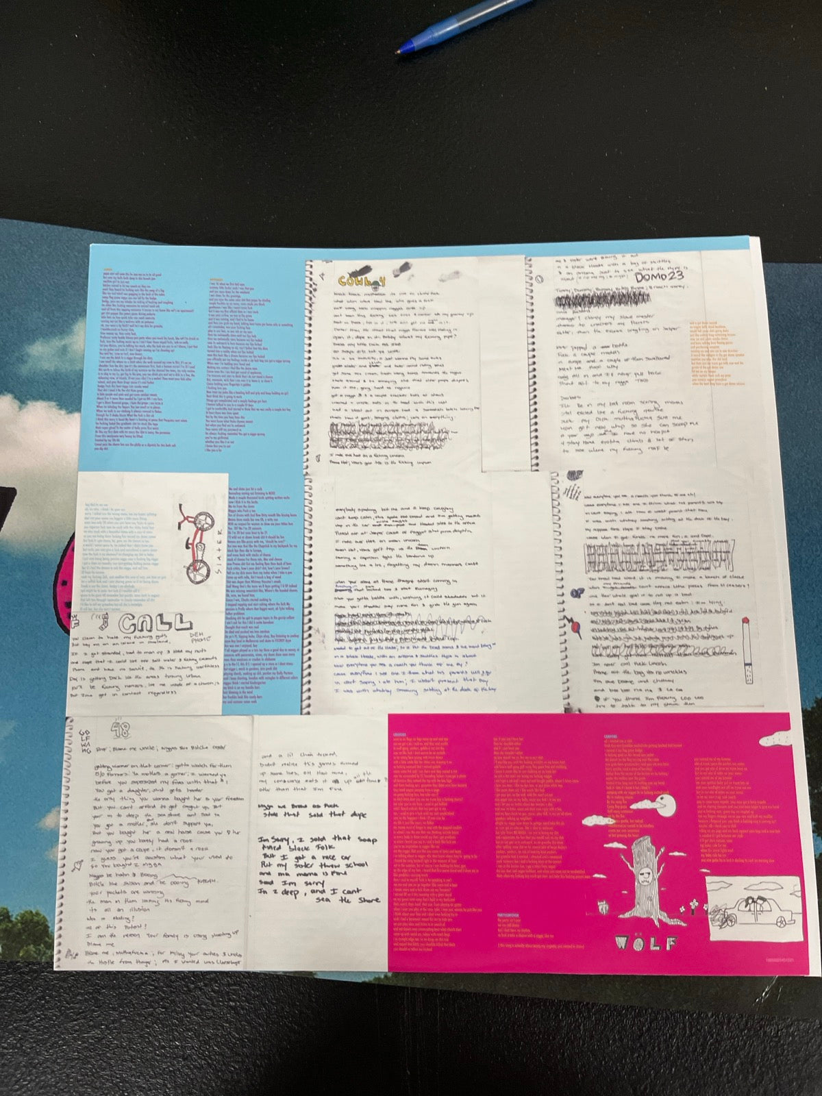 VINYL_1B - Tyler, The Creator - Wolf LE Pink Vinyl USED NOT TESTED