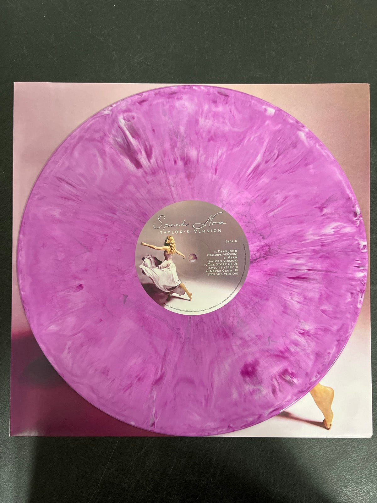 VINYL_1B - Taylor Swift - Speak Now Taylor's Version LE Lilac Marble Vinyl USED NOT TESTED