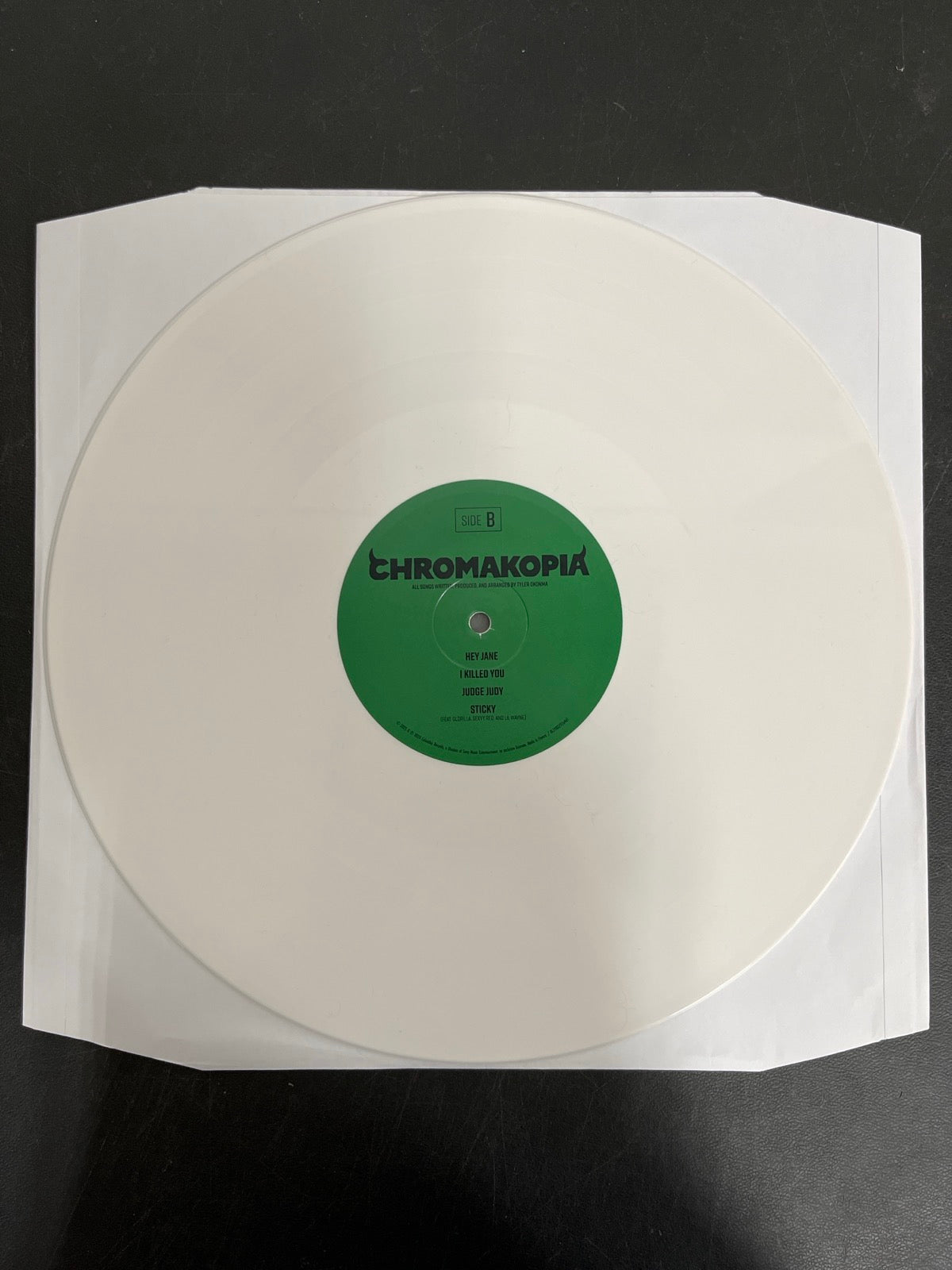 VINYL_1B - Tyler, the Creator - Chromakopia 180gm Deluxe Opaque White Vinyl USED NOT TESTED