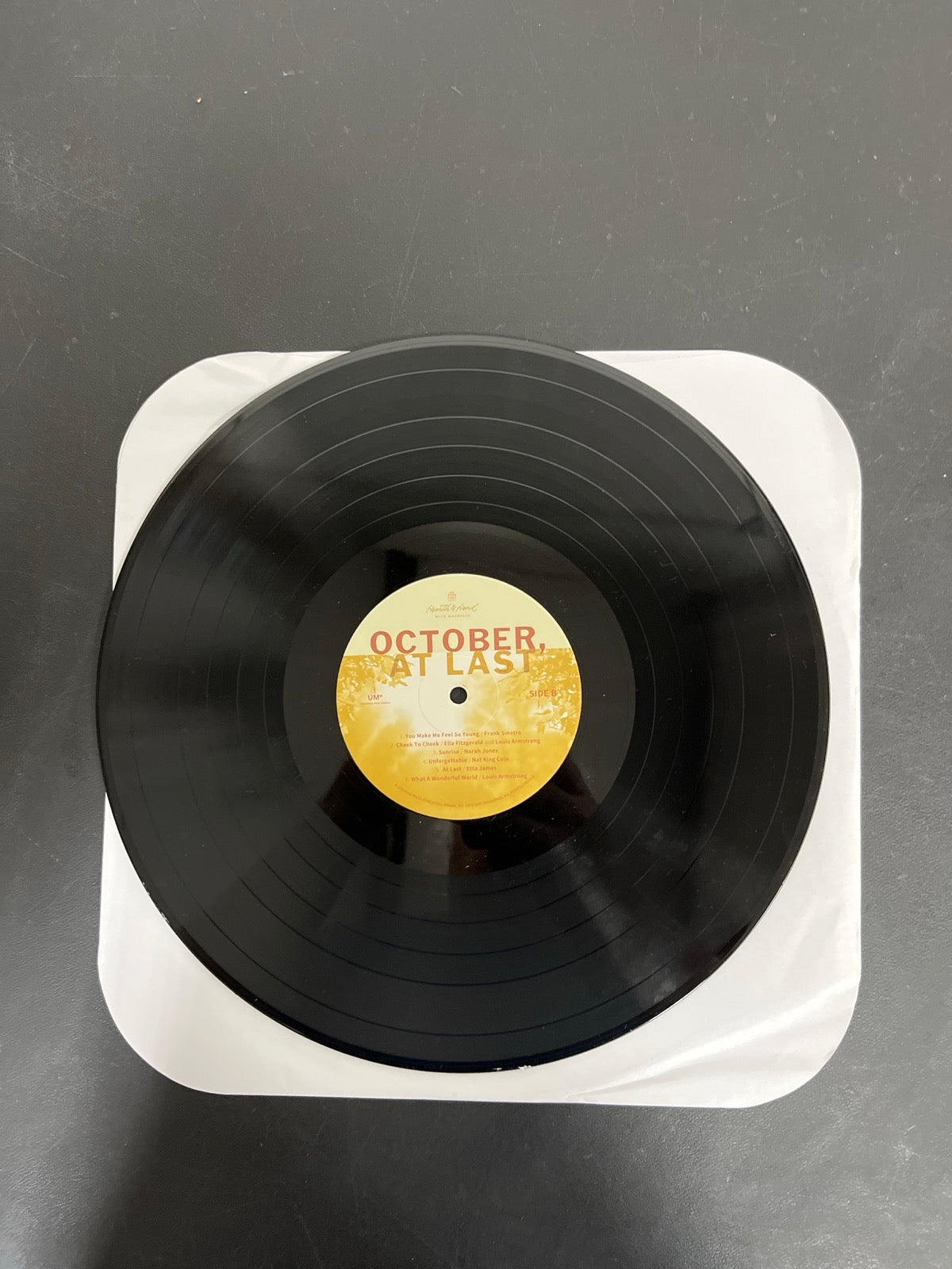 VINYL_1B - October, At Last LE Vinyl USED NOT TESTED