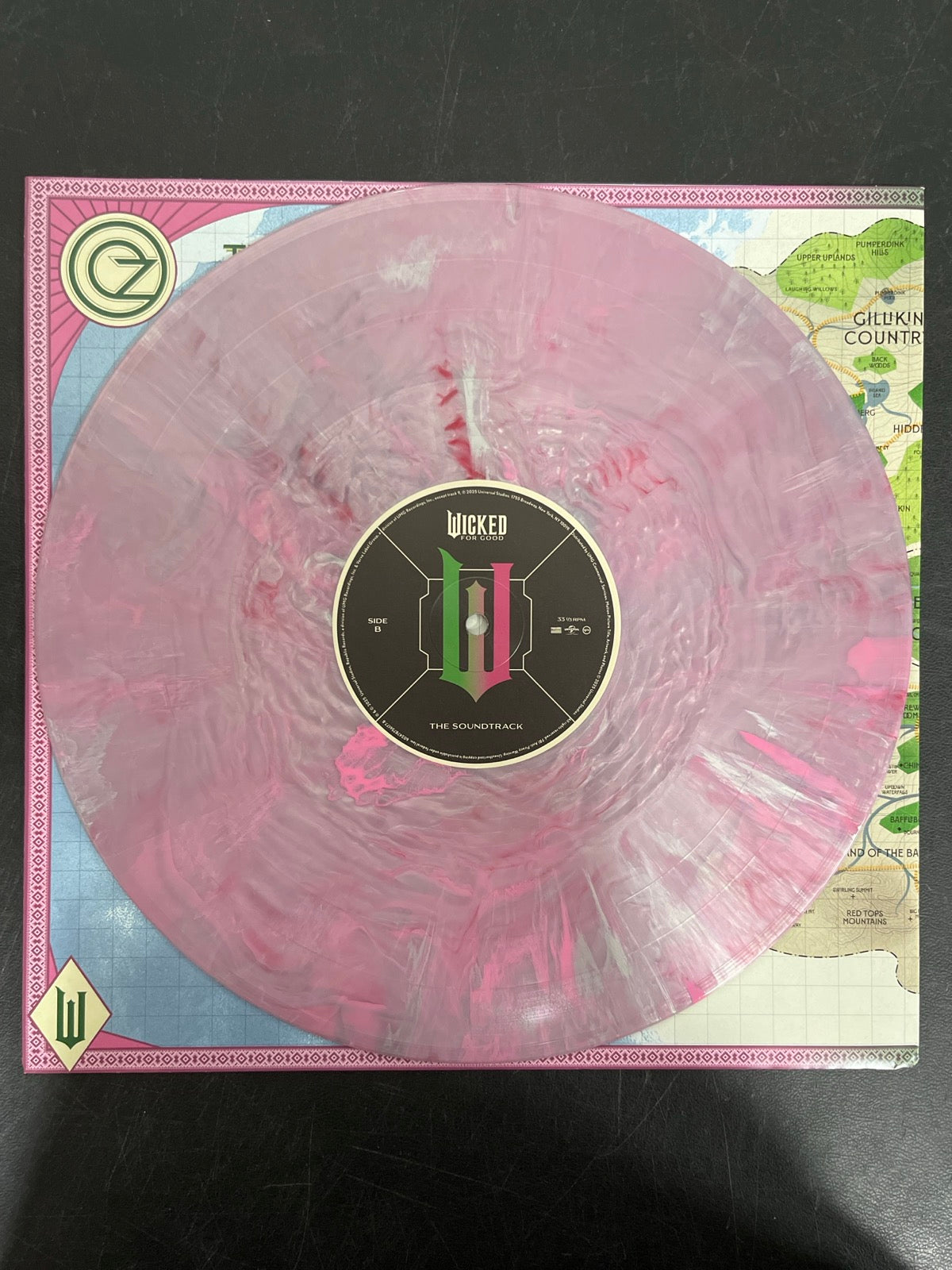 VINYL_1B - Wicked: For Good OST LE Pink / Green Vinyl USED NOT TESTED