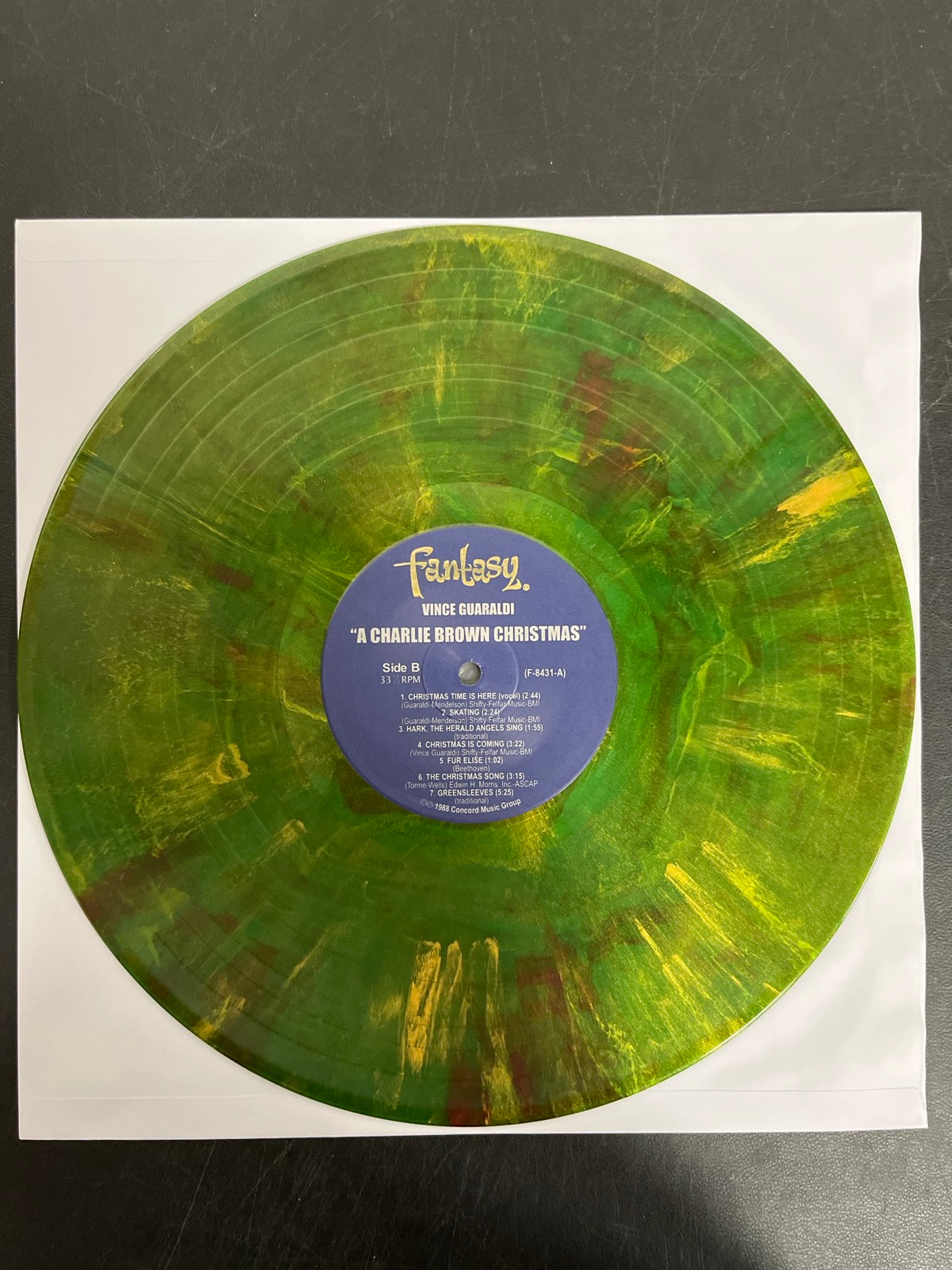 VINYL_1B - A Charlie Brown Christmas OST LE Green Vinyl USED NOT TESTED